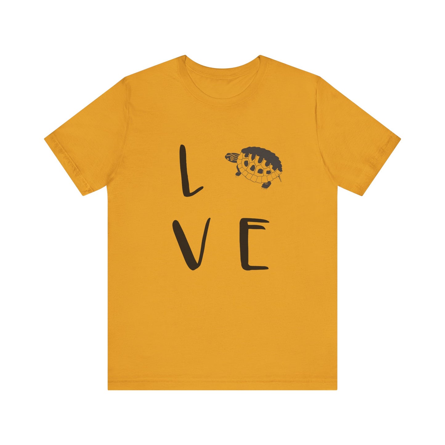 Turtle Love Unisex Jersey Tee - Casual Everyday Wear - Great for Reptile Lovers