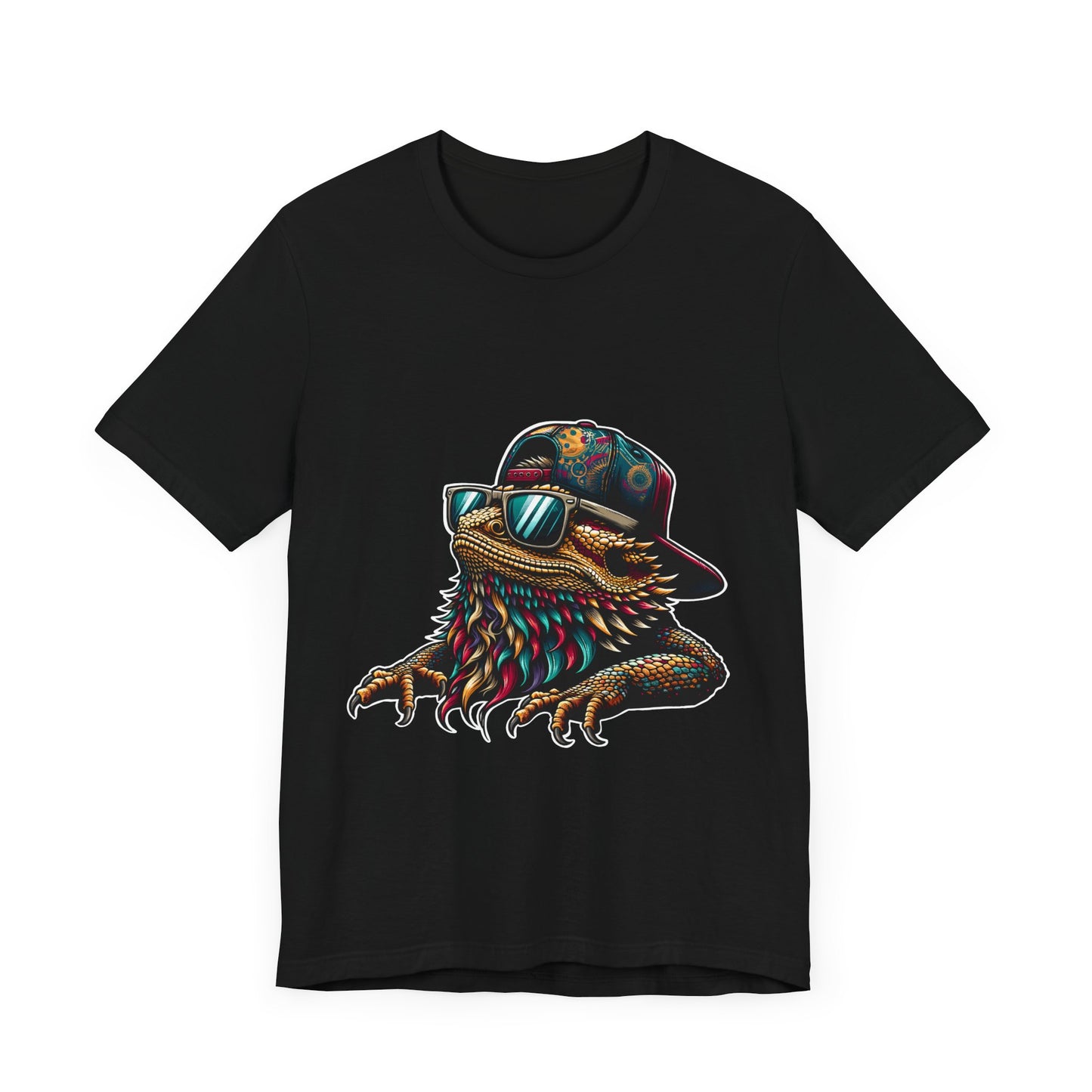 Stylin' Beardie Unisex Jersey Tee - Casual Everyday Wear - Great for Reptile Lovers