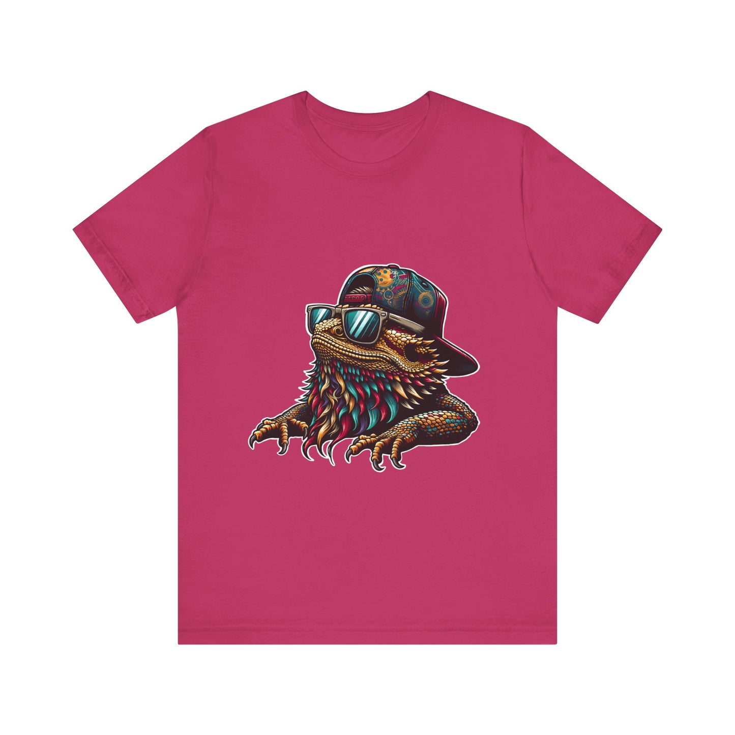 Stylin' Beardie Unisex Jersey Tee - Casual Everyday Wear - Great for Reptile Lovers