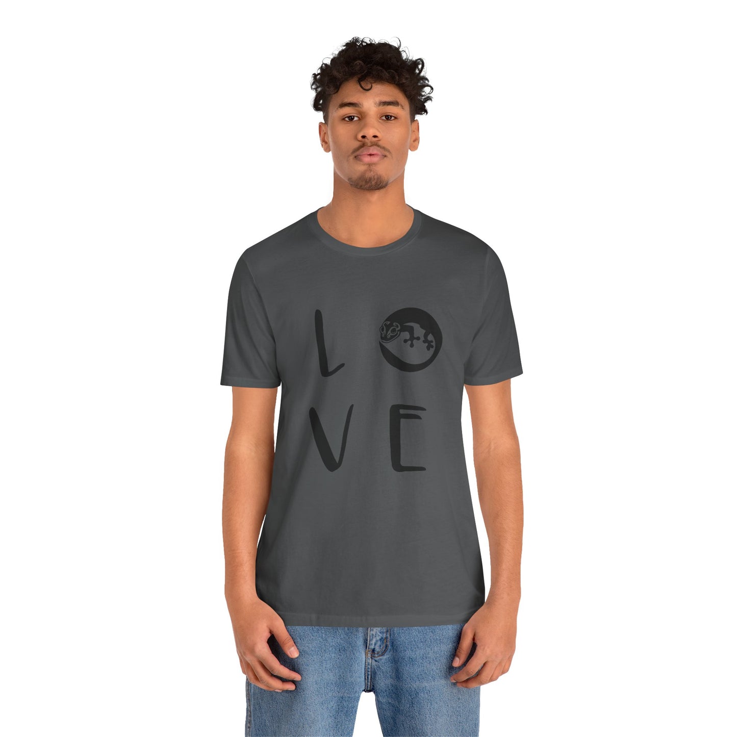 Lizard Love Unisex Jersey Tee - Casual Everyday Wear - Great for Reptile Lovers