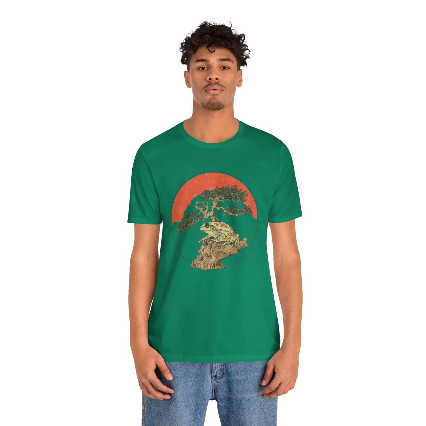 Bonsai Frog Unisex Jersey Tee - Casual Everyday Wear - Great for Reptile Lovers