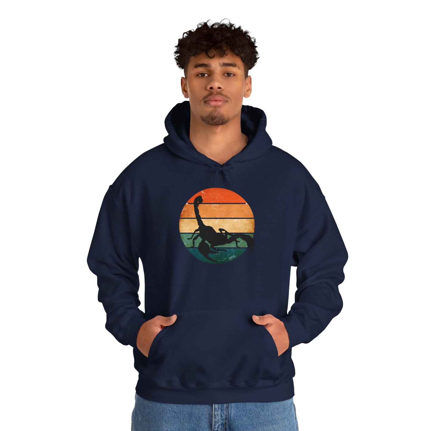 Scorpion Unisex Hooded Sweatshirt with Bold Print - Great for Reptile Lovers