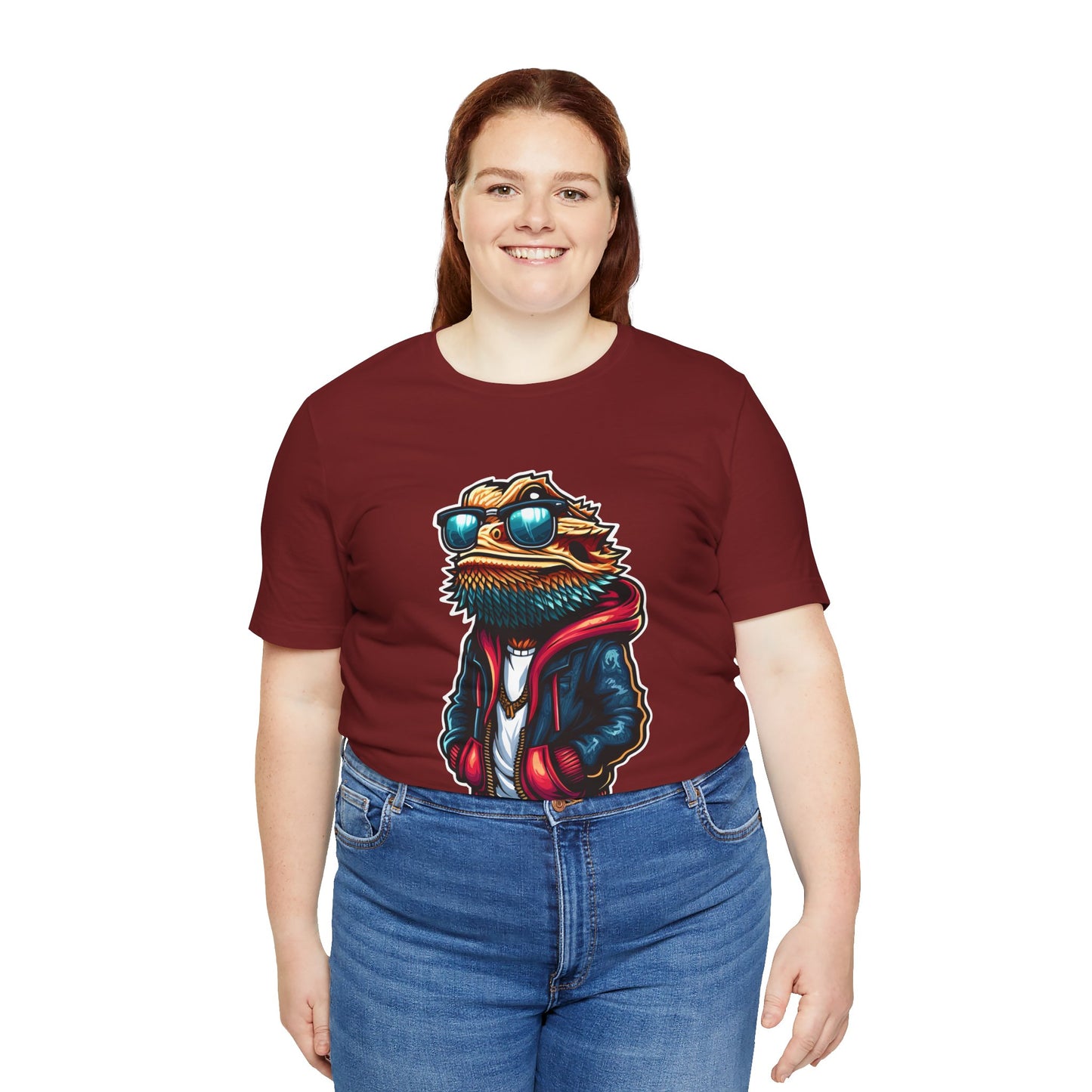Cool Beardie Unisex Jersey Tee - Casual Everyday Wear - Great for Reptile Lovers