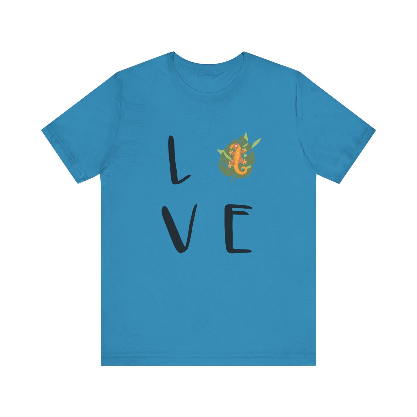 Crestie Love Unisex Jersey Tee - Casual Everyday Wear - Great for Reptile Lovers