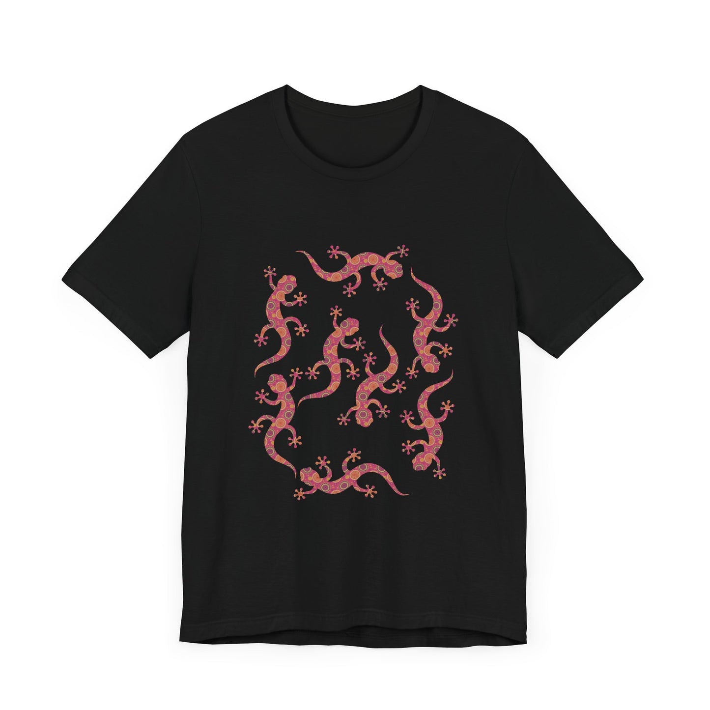Lots of Geckos Unisex Jersey Tee - Casual Everyday Wear - Great for Reptile Lovers