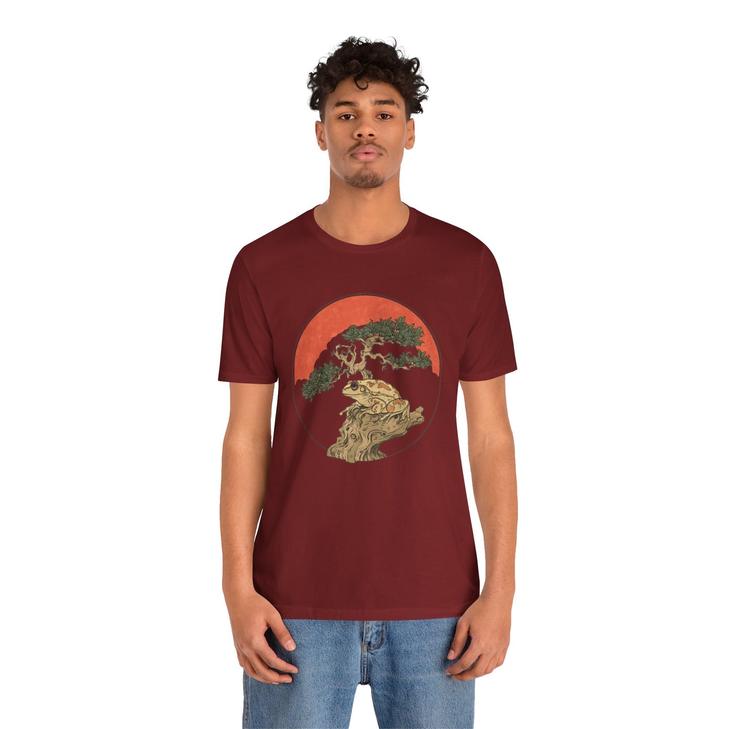 Bonsai Frog Unisex Jersey Tee - Casual Everyday Wear - Great for Reptile Lovers