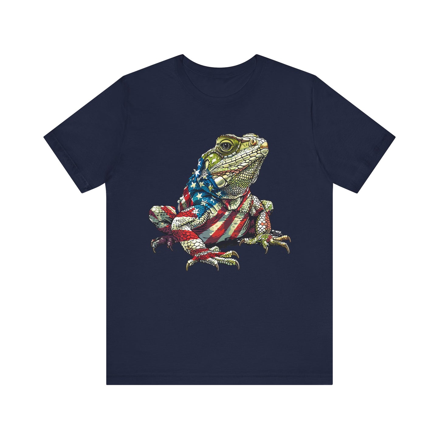 American Iquana Unisex Jersey Tee - Casual Everyday Wear - Great for Reptile Lovers