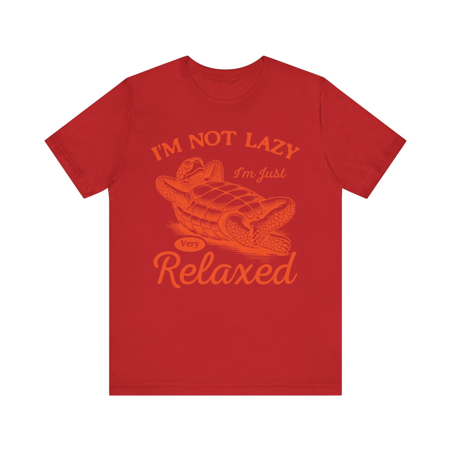 "I'm Not Lazy" Unisex Jersey Tee - Casual Everyday Wear - Great for Reptile Lovers