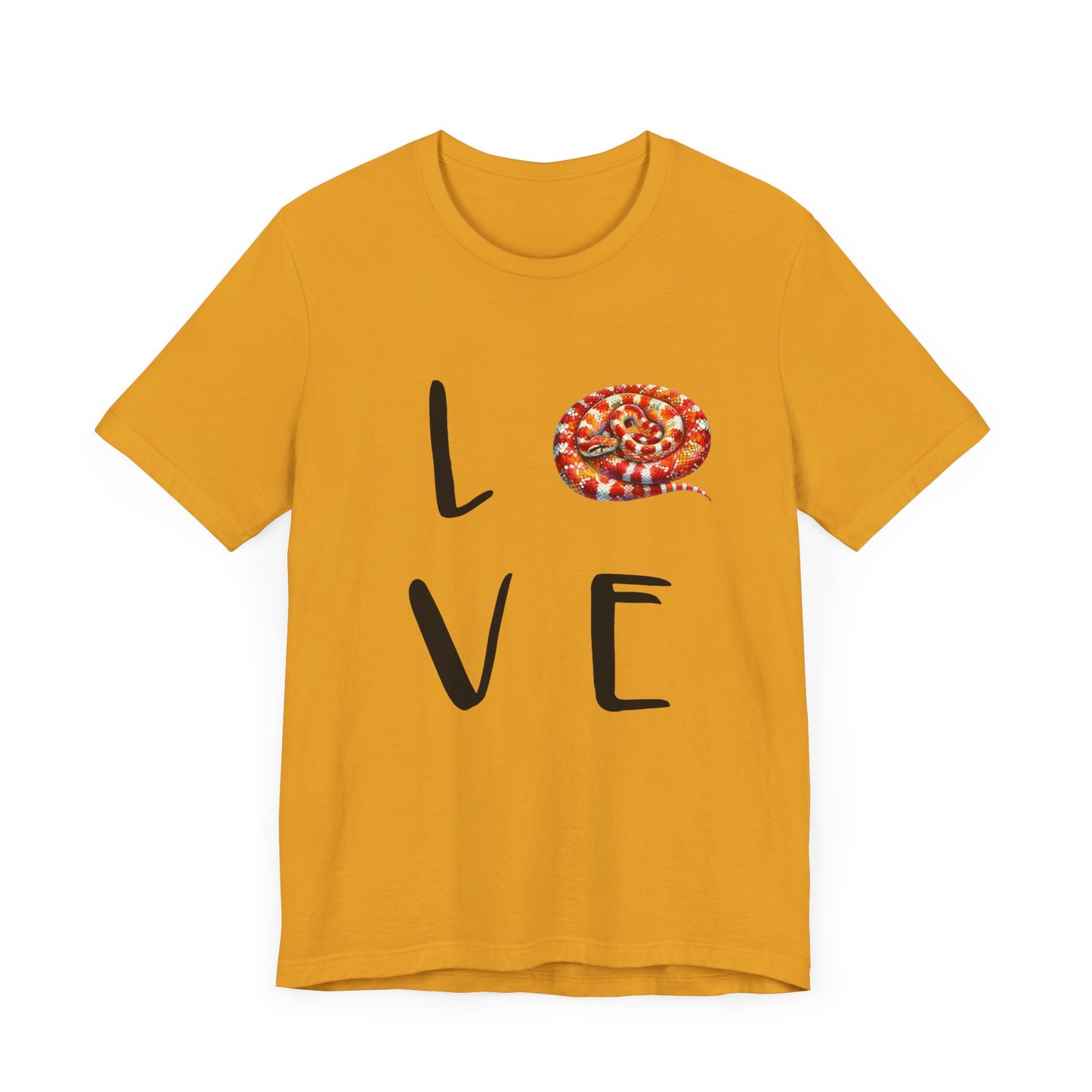 Corn Snake Love Unisex Jersey Tee - Casual Everyday Wear - Great for Reptile Lovers