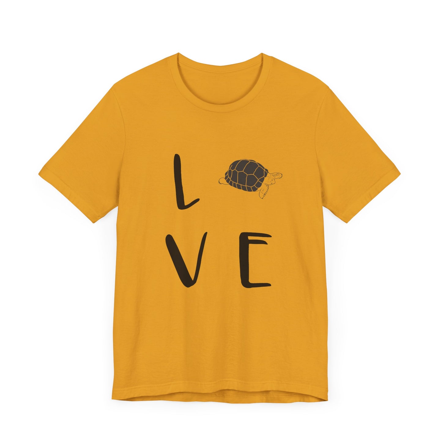 Tortoise Love Unisex Jersey Tee - Casual Everyday Wear - Great for Reptile Lovers