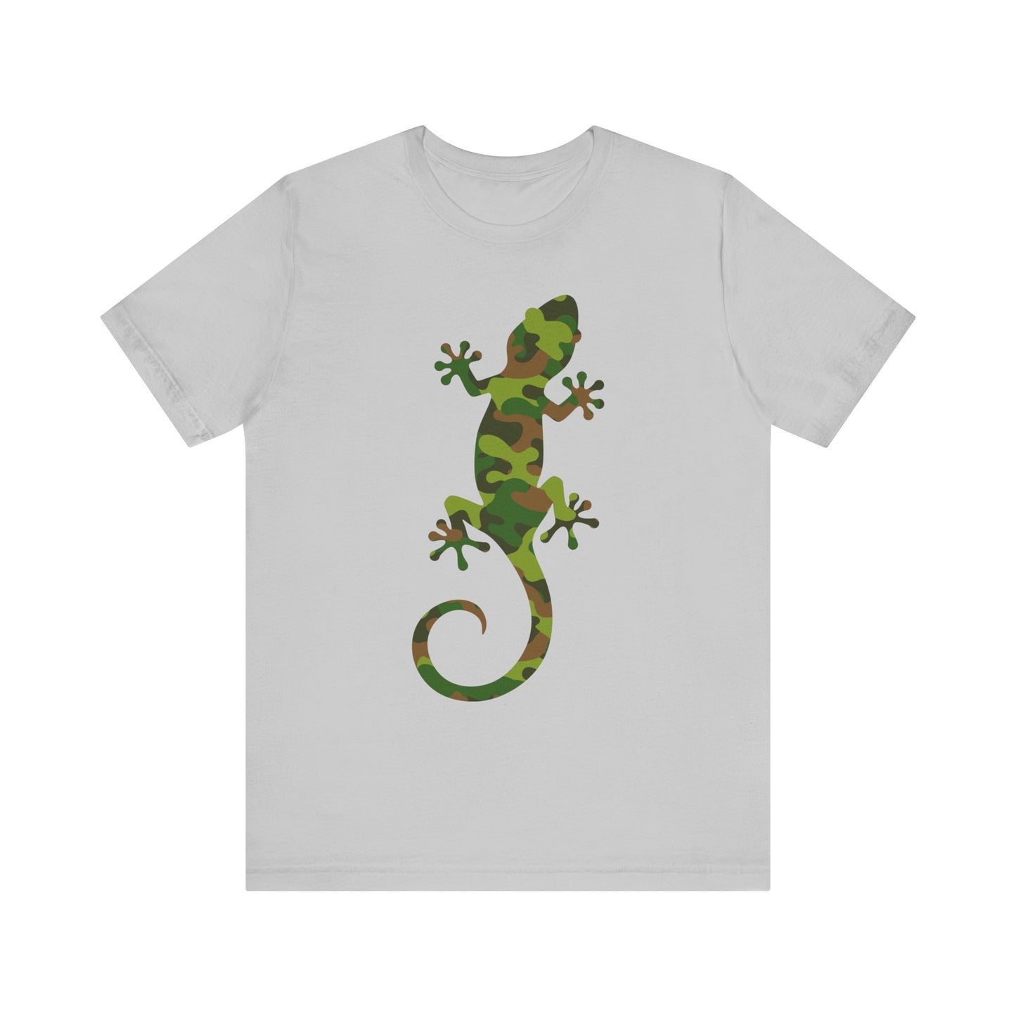 Camo Lizard Unisex Jersey Tee - Casual Everyday Wear - Great for Reptile Lovers