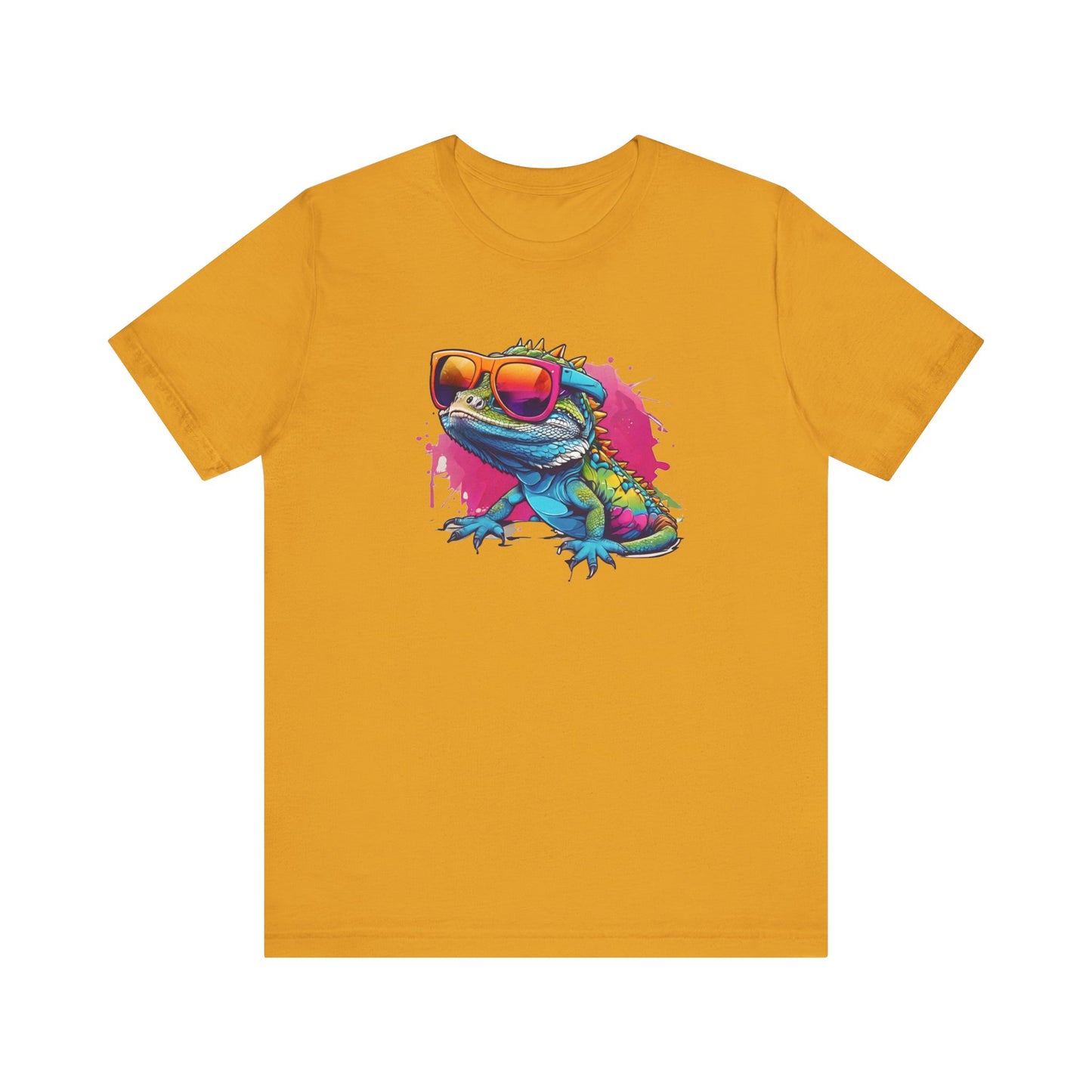 Cool Lizard Unisex Jersey Tee - Casual Everyday Wear - Great for Reptile Lovers