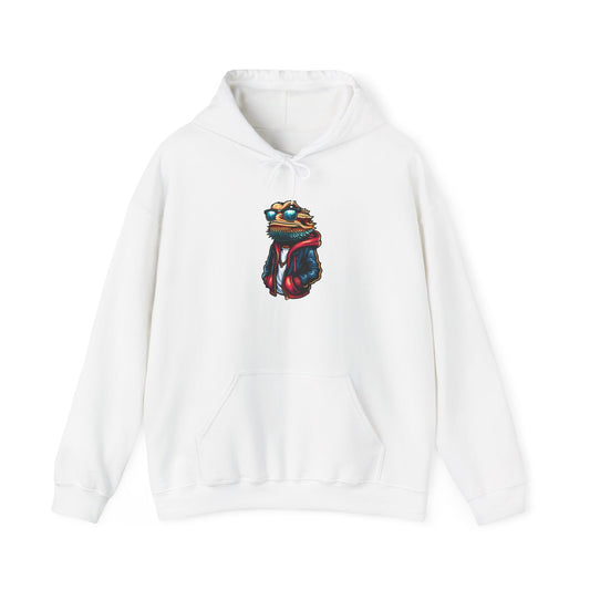 Cool Beardie Unisex Hooded Sweatshirt with Bold Print - Great for Reptile Lovers