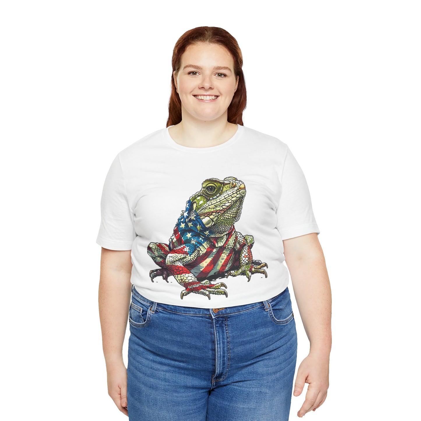 American Iquana Unisex Jersey Tee - Casual Everyday Wear - Great for Reptile Lovers