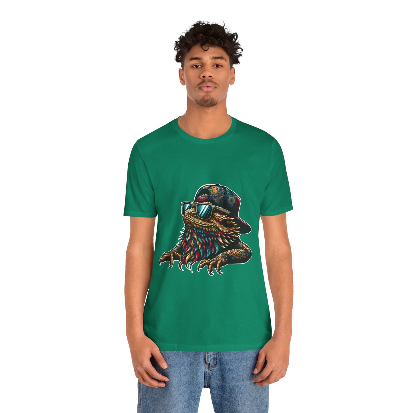 Stylin' Beardie Unisex Jersey Tee - Casual Everyday Wear - Great for Reptile Lovers