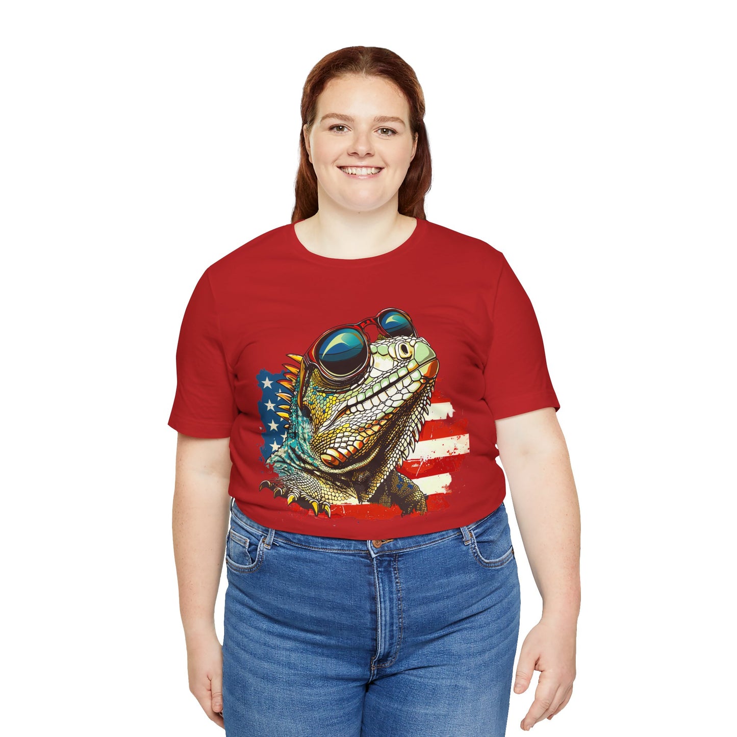 Cool Iguana Unisex Jersey Tee - Casual Everyday Wear - Great for Reptile Lovers