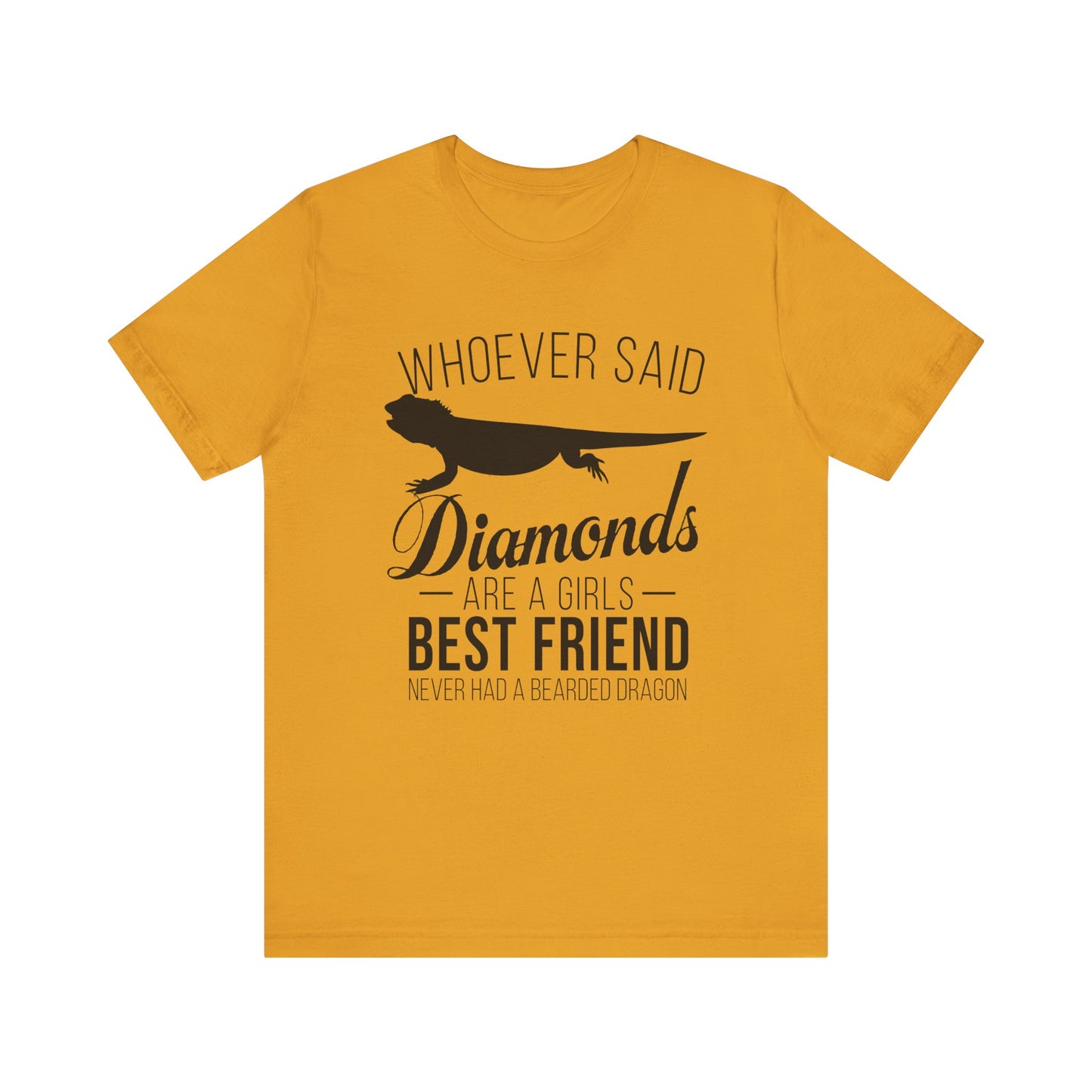 Dragons Are a Girl's Best Friend Unisex Jersey Tee - Casual Everyday Wear - Great for Reptile Lovers
