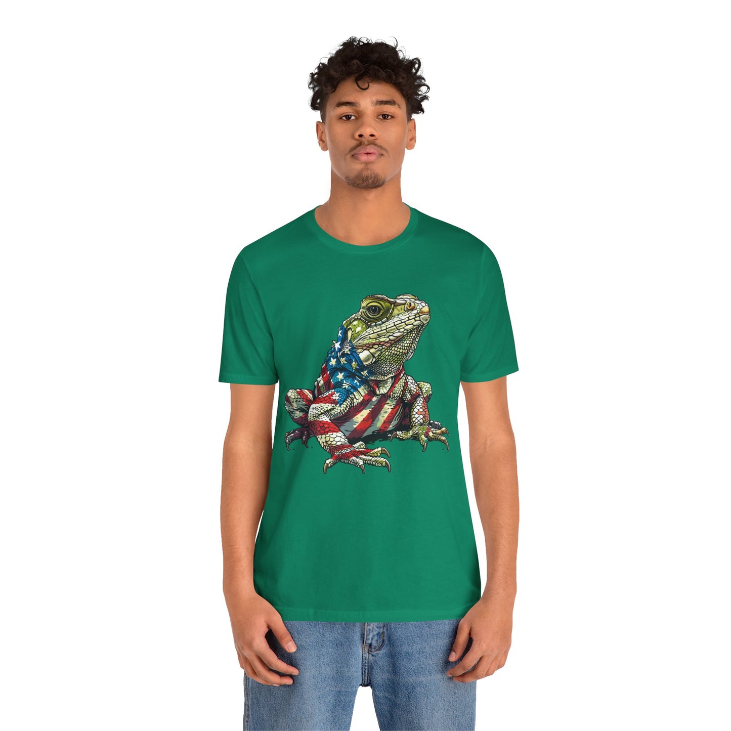 American Iquana Unisex Jersey Tee - Casual Everyday Wear - Great for Reptile Lovers