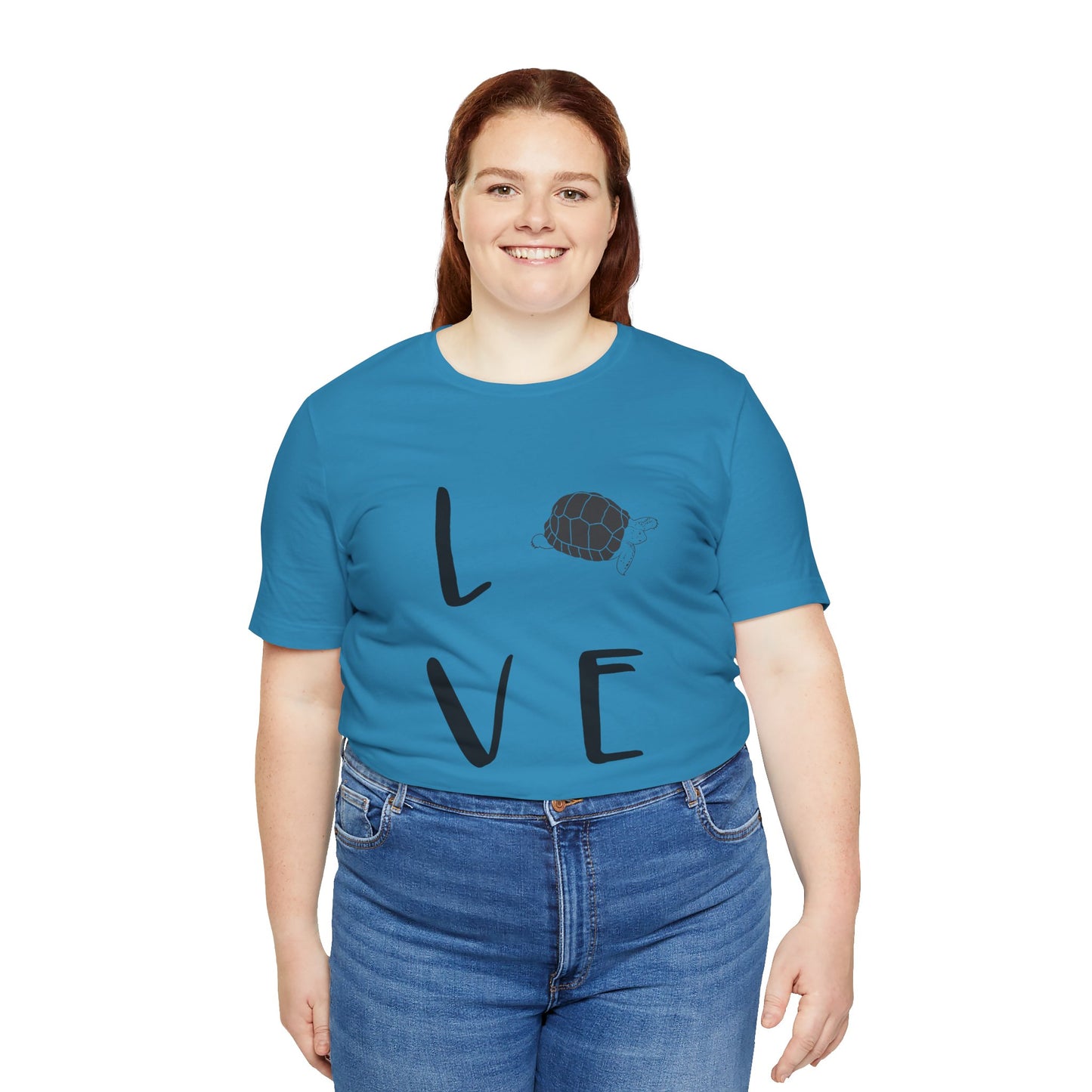 Tortoise Love Unisex Jersey Tee - Casual Everyday Wear - Great for Reptile Lovers