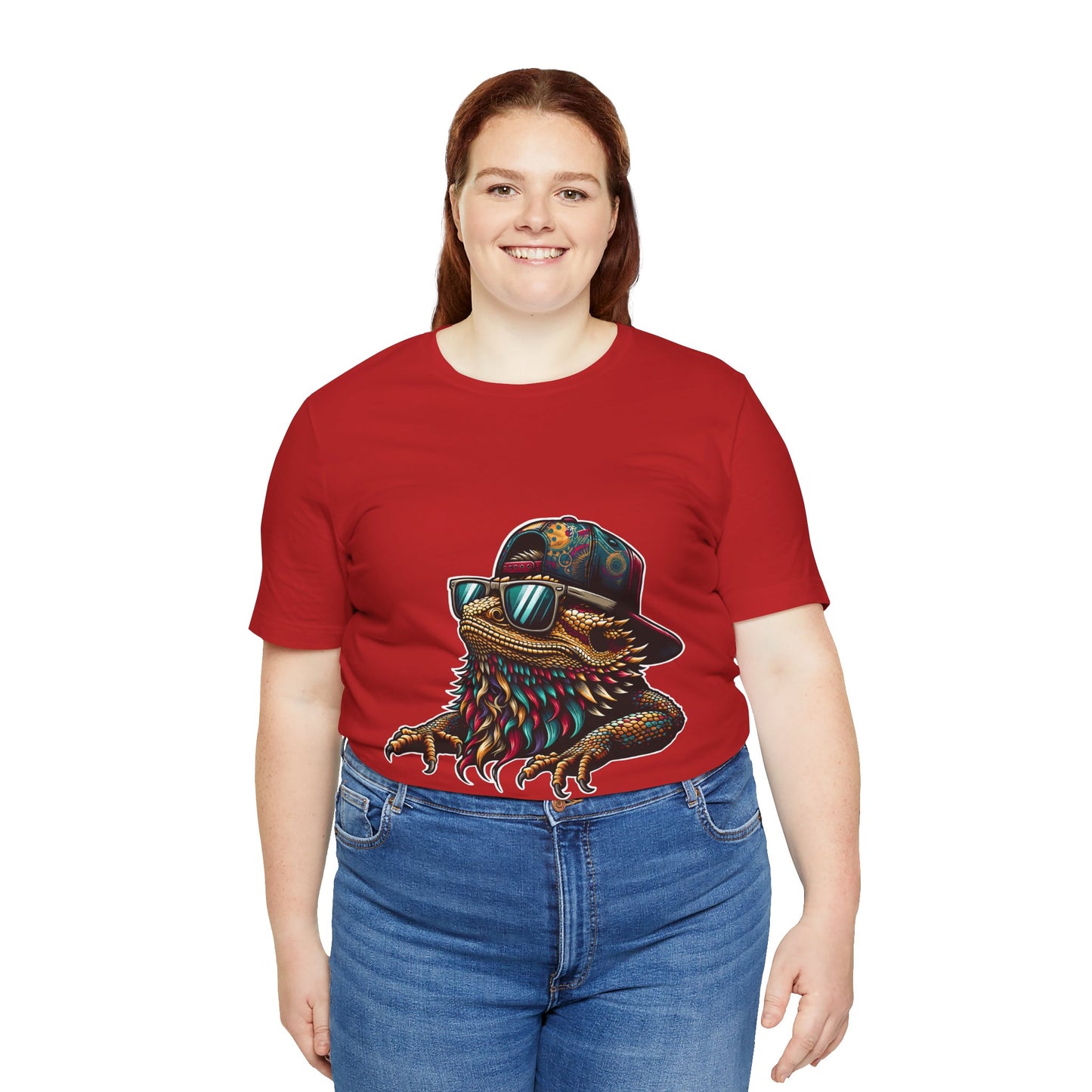 Stylin' Beardie Unisex Jersey Tee - Casual Everyday Wear - Great for Reptile Lovers