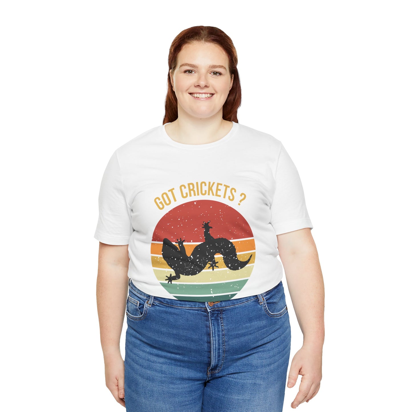 "Got Crickets" Unisex Jersey Tee - Casual Everyday Wear - Great for Reptile Lovers