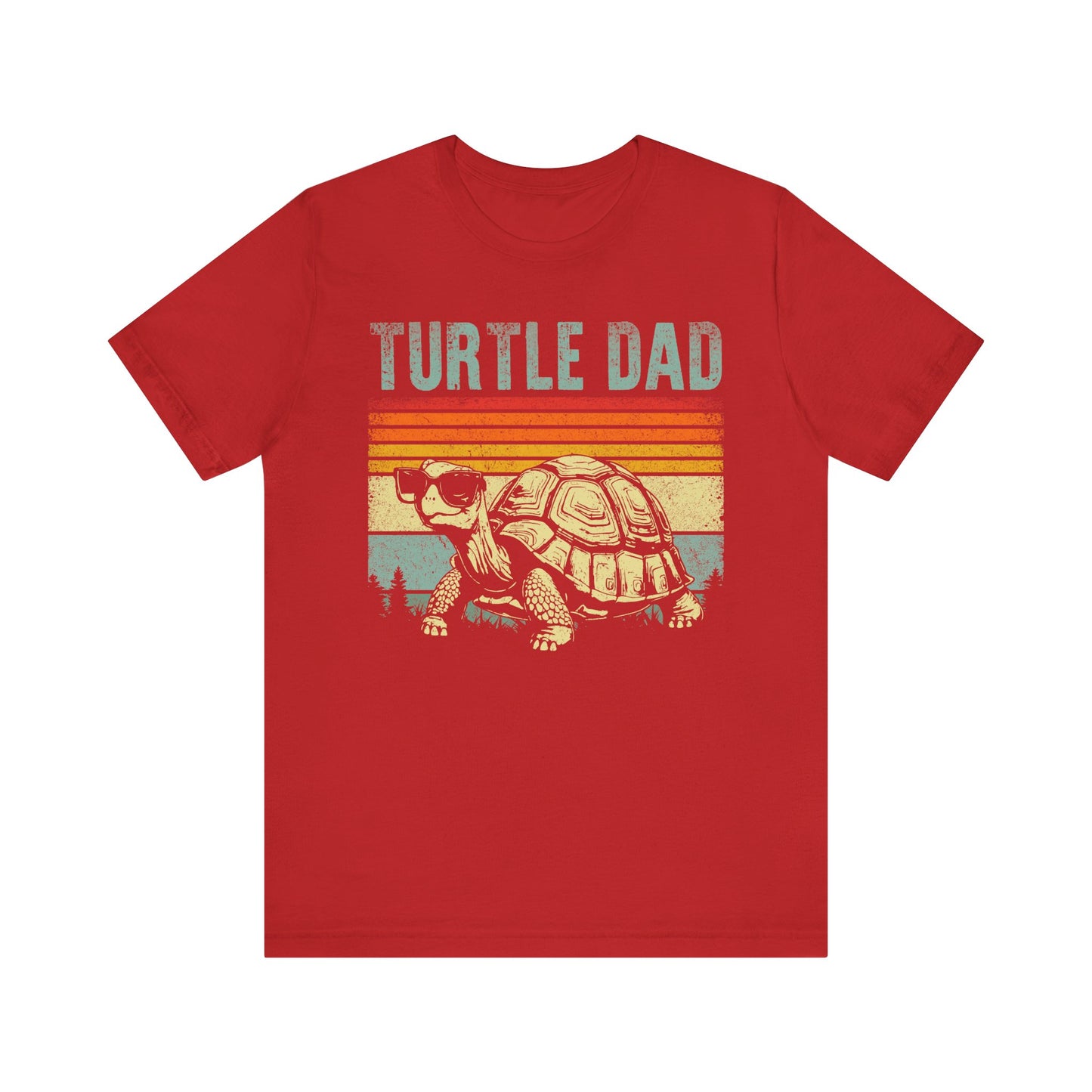 "Turtle Dad" Unisex Jersey Tee - Casual Everyday Wear - Great for Reptile Lovers