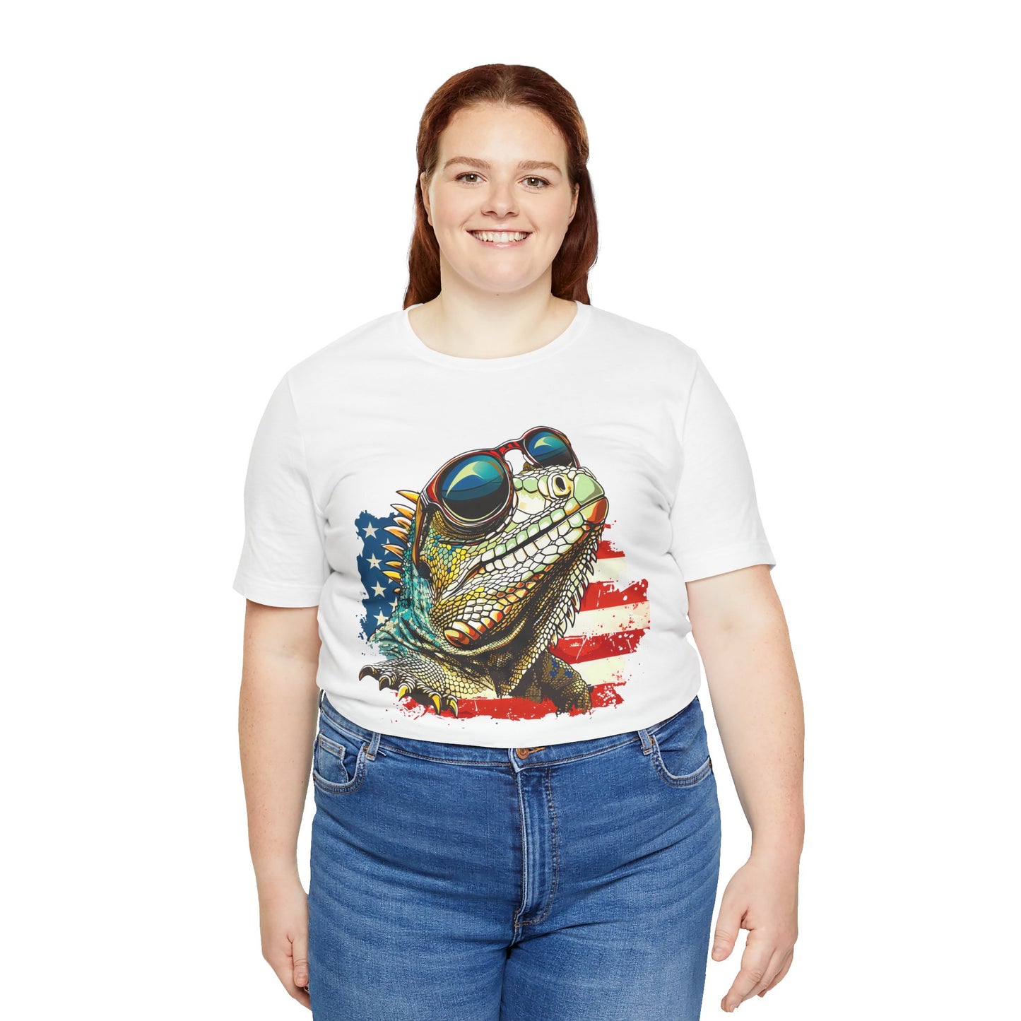 Cool Iguana Unisex Jersey Tee - Casual Everyday Wear - Great for Reptile Lovers