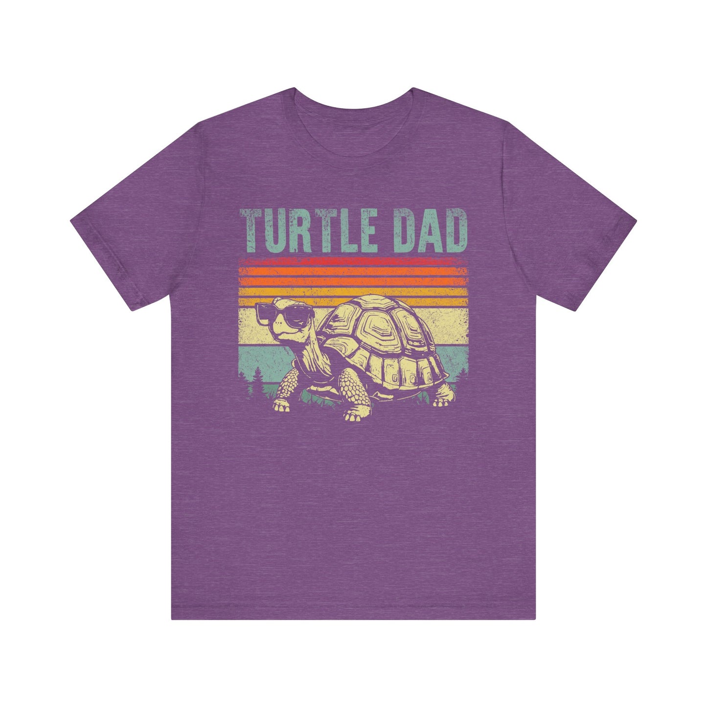 "Turtle Dad" Unisex Jersey Tee - Casual Everyday Wear - Great for Reptile Lovers