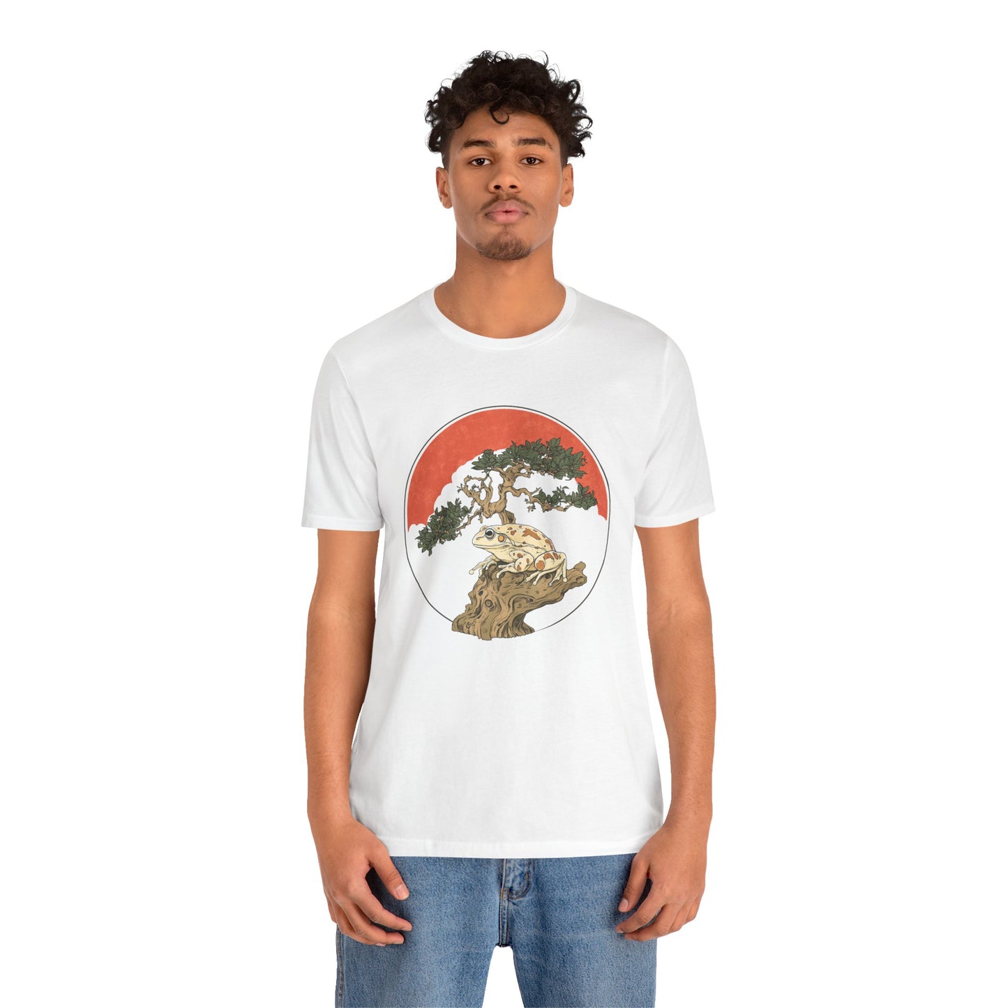 Bonsai Frog Unisex Jersey Tee - Casual Everyday Wear - Great for Reptile Lovers