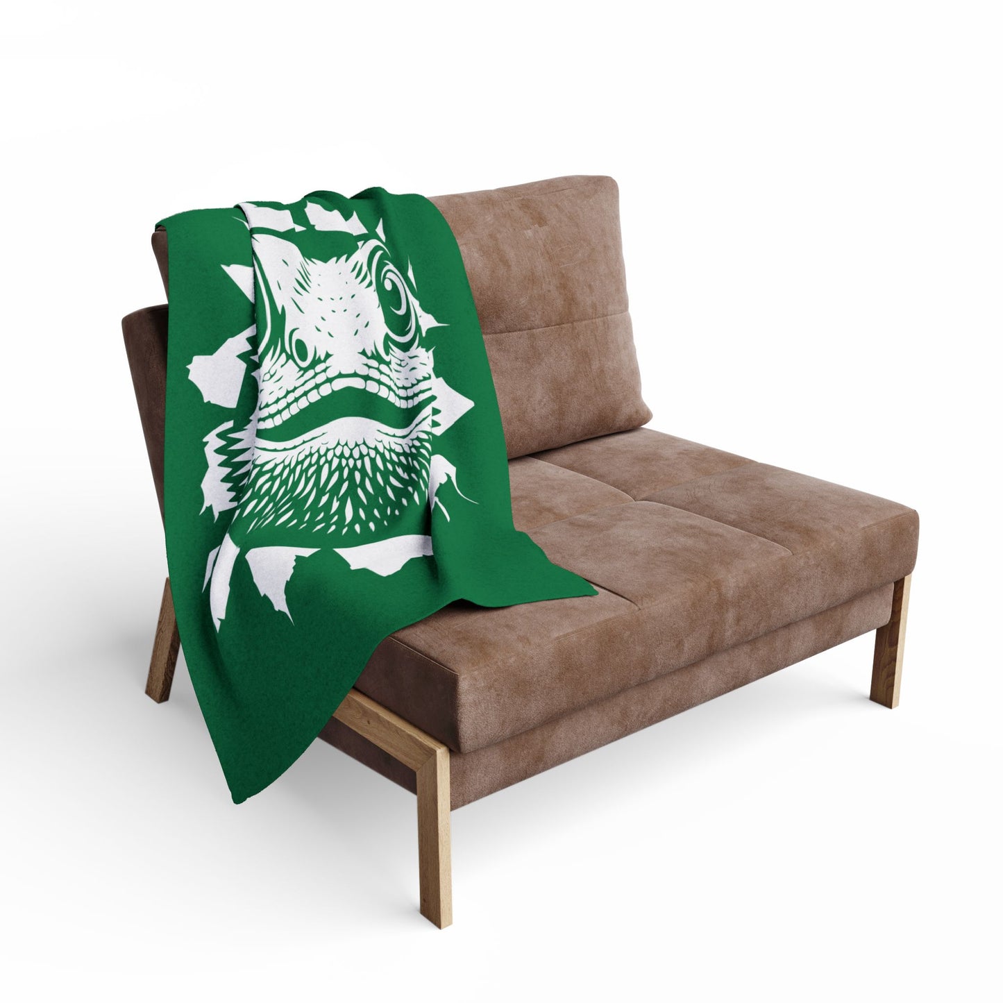 Beardie Exit Cozy Arctic Fleece Blanket | Perfect for Home Decor, Gifting, and Cozy Nights - Snuggle up with Reptile