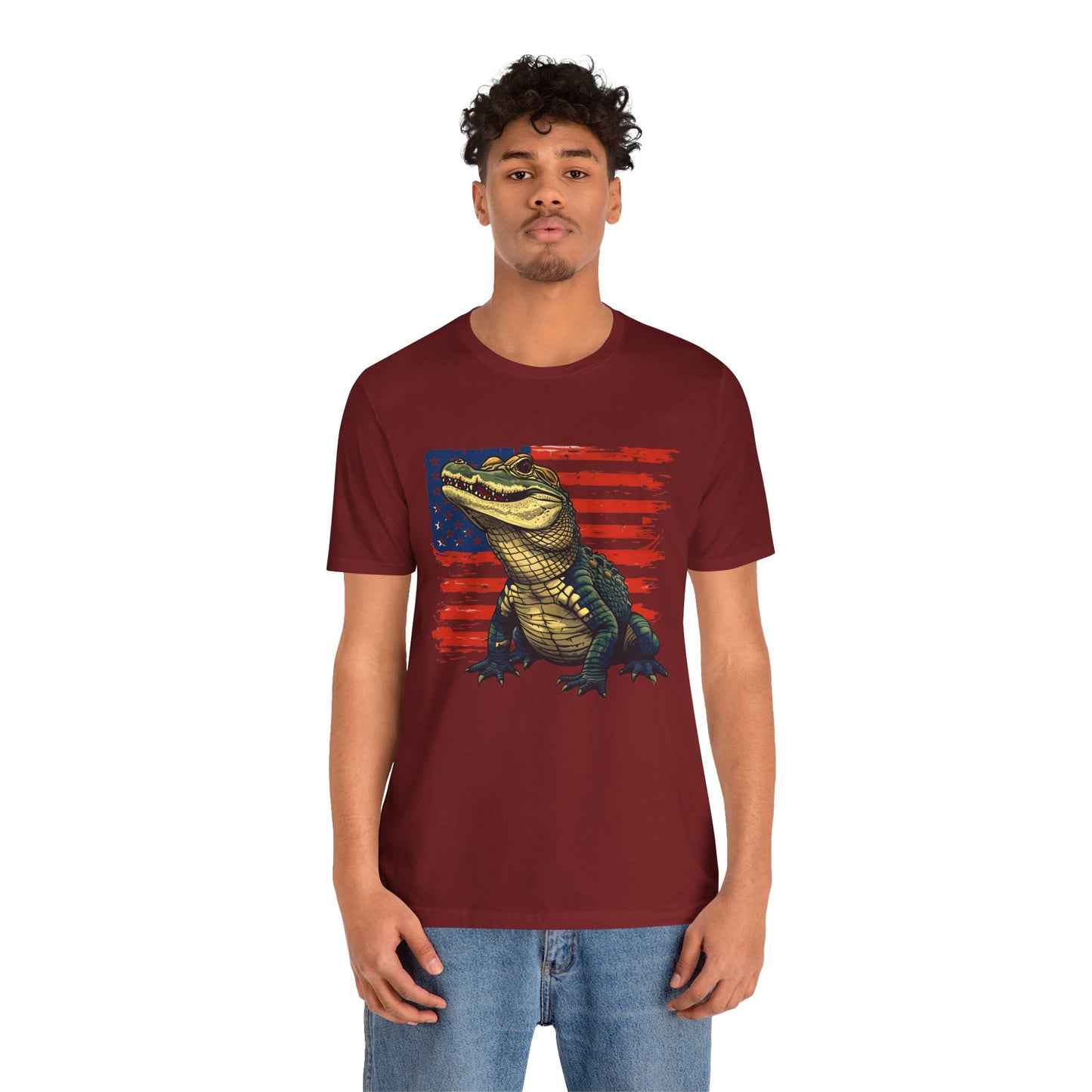 American Gator Unisex Jersey Tee - Casual Everyday Wear - Great for Reptile Lovers