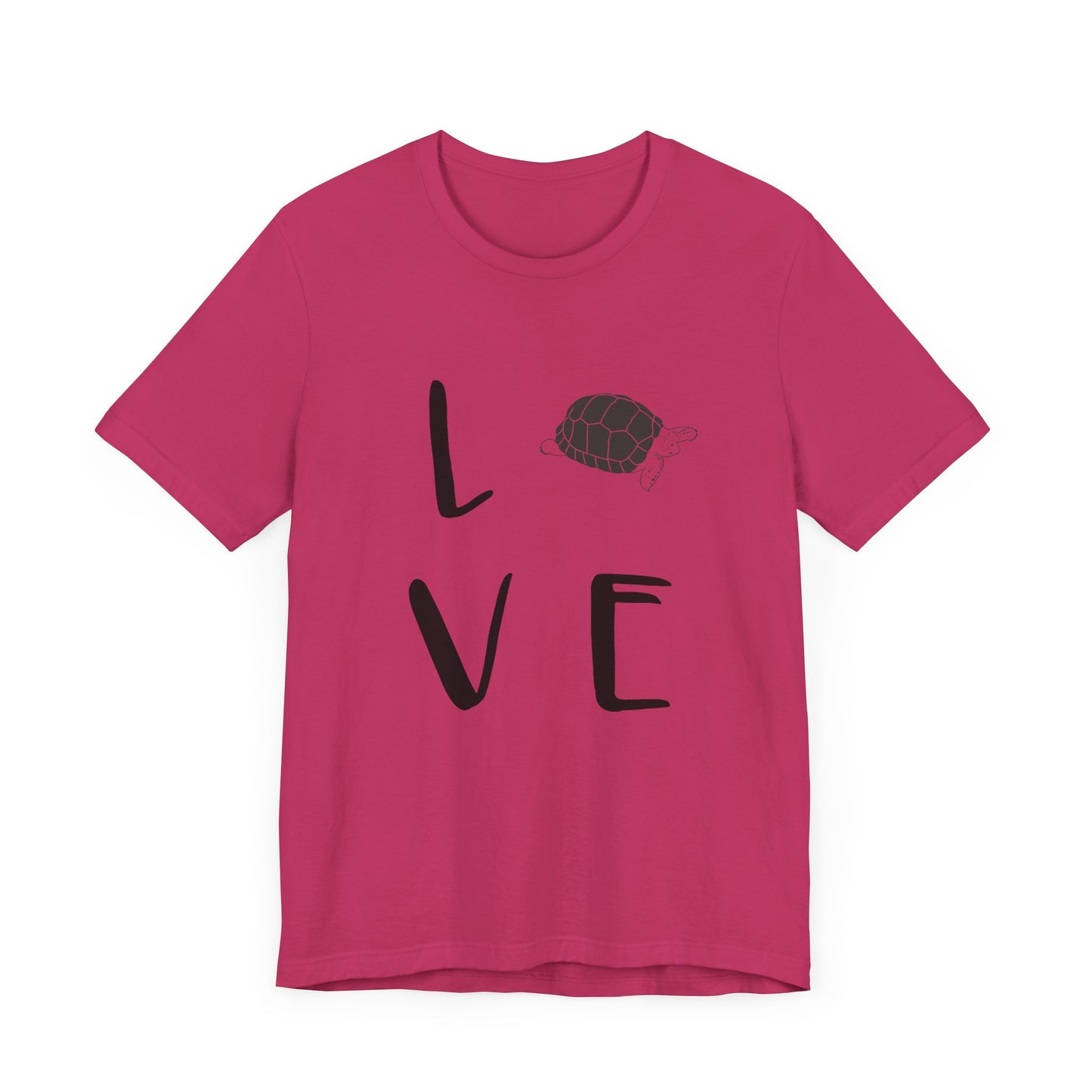 Tortoise Love Unisex Jersey Tee - Casual Everyday Wear - Great for Reptile Lovers
