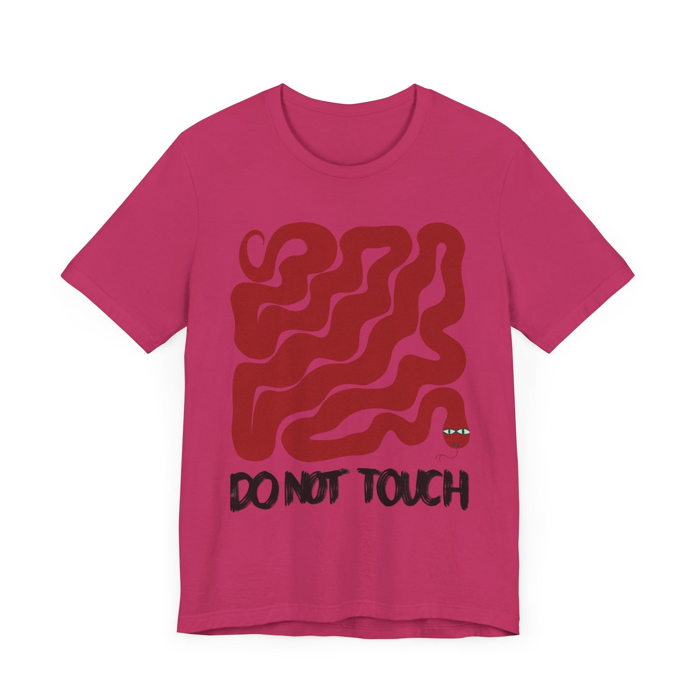 "Do Not Touch" Unisex Jersey Tee - Casual Everyday Wear - Great for Reptile Lovers