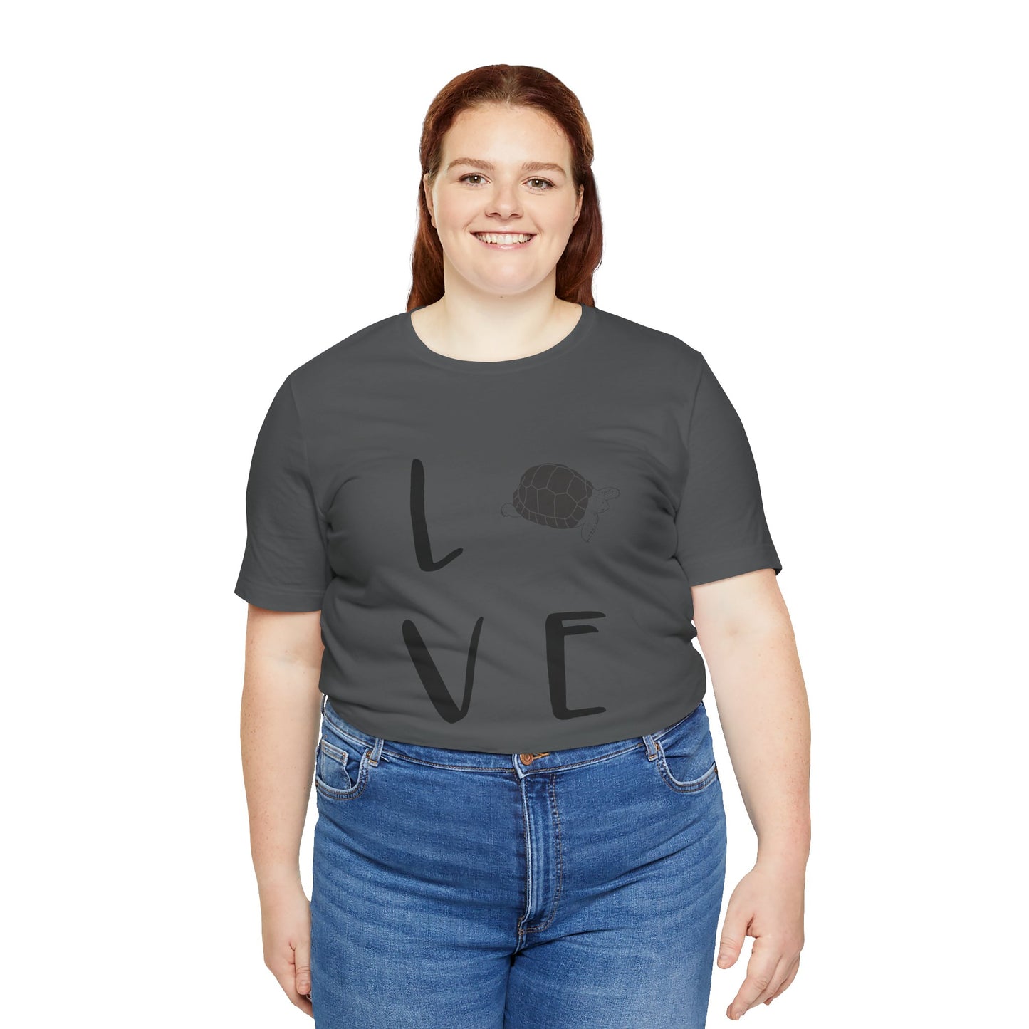 Tortoise Love Unisex Jersey Tee - Casual Everyday Wear - Great for Reptile Lovers
