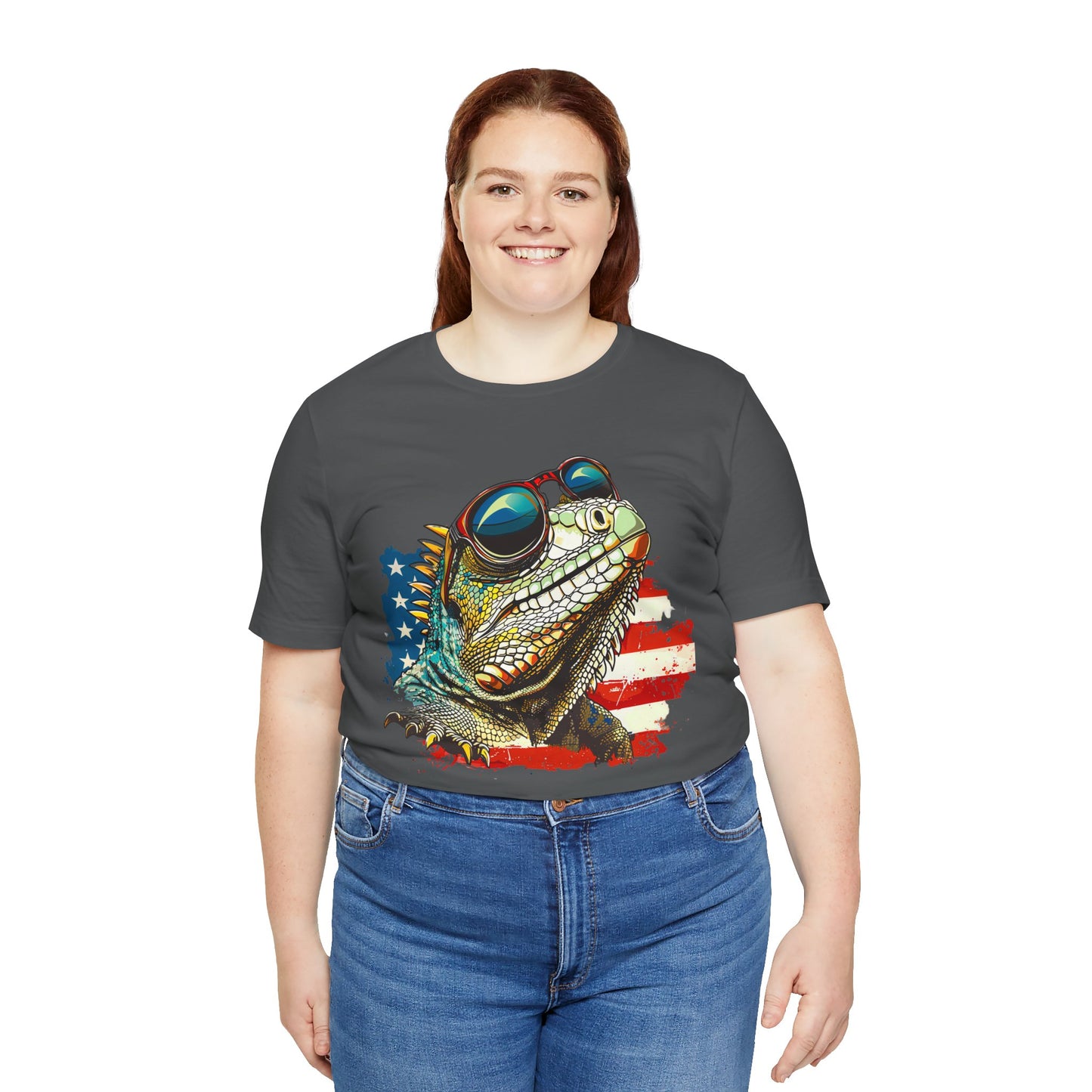 Cool Iguana Unisex Jersey Tee - Casual Everyday Wear - Great for Reptile Lovers