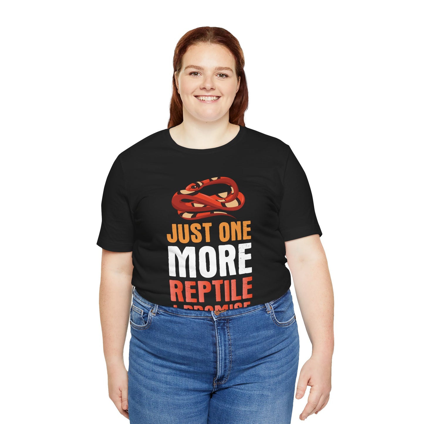 "Just One More Reptile" Unisex Jersey Tee - Casual Everyday Wear - Great for Reptile Lovers