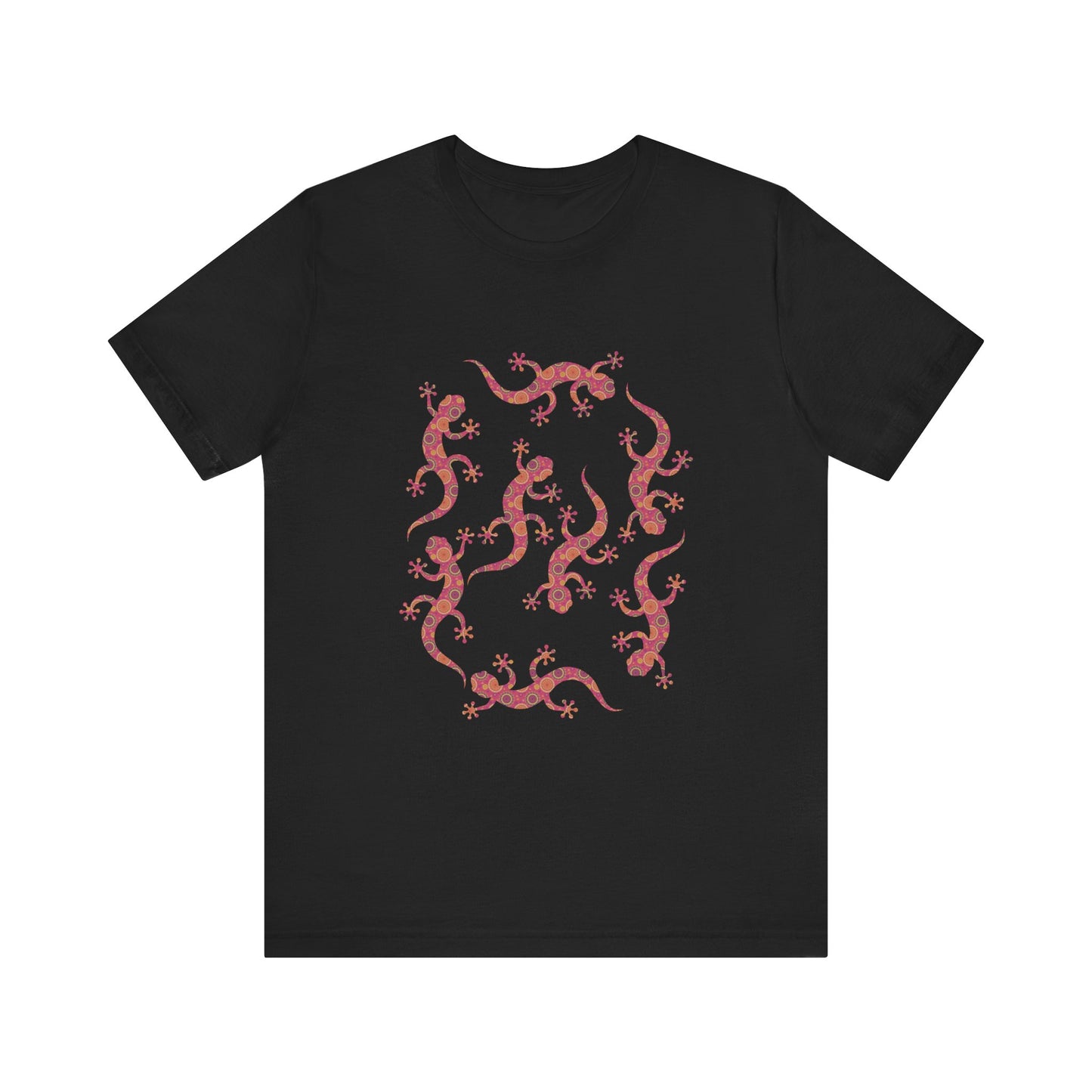 Lots of Geckos Unisex Jersey Tee - Casual Everyday Wear - Great for Reptile Lovers