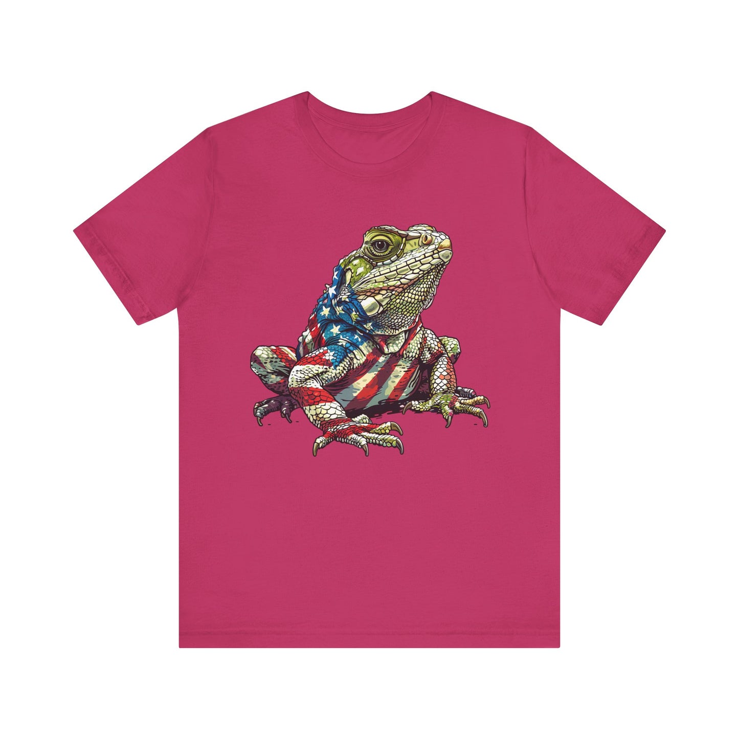 American Iquana Unisex Jersey Tee - Casual Everyday Wear - Great for Reptile Lovers