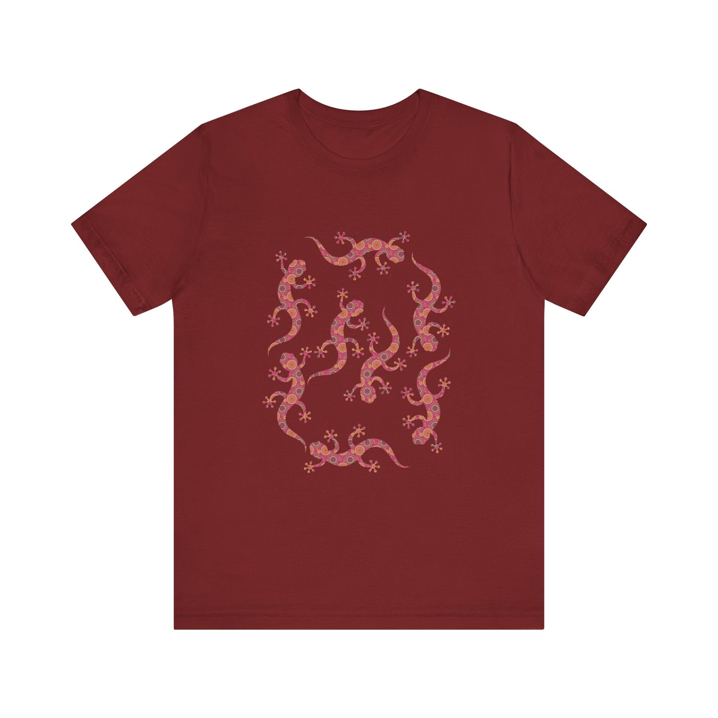 Lots of Geckos Unisex Jersey Tee - Casual Everyday Wear - Great for Reptile Lovers