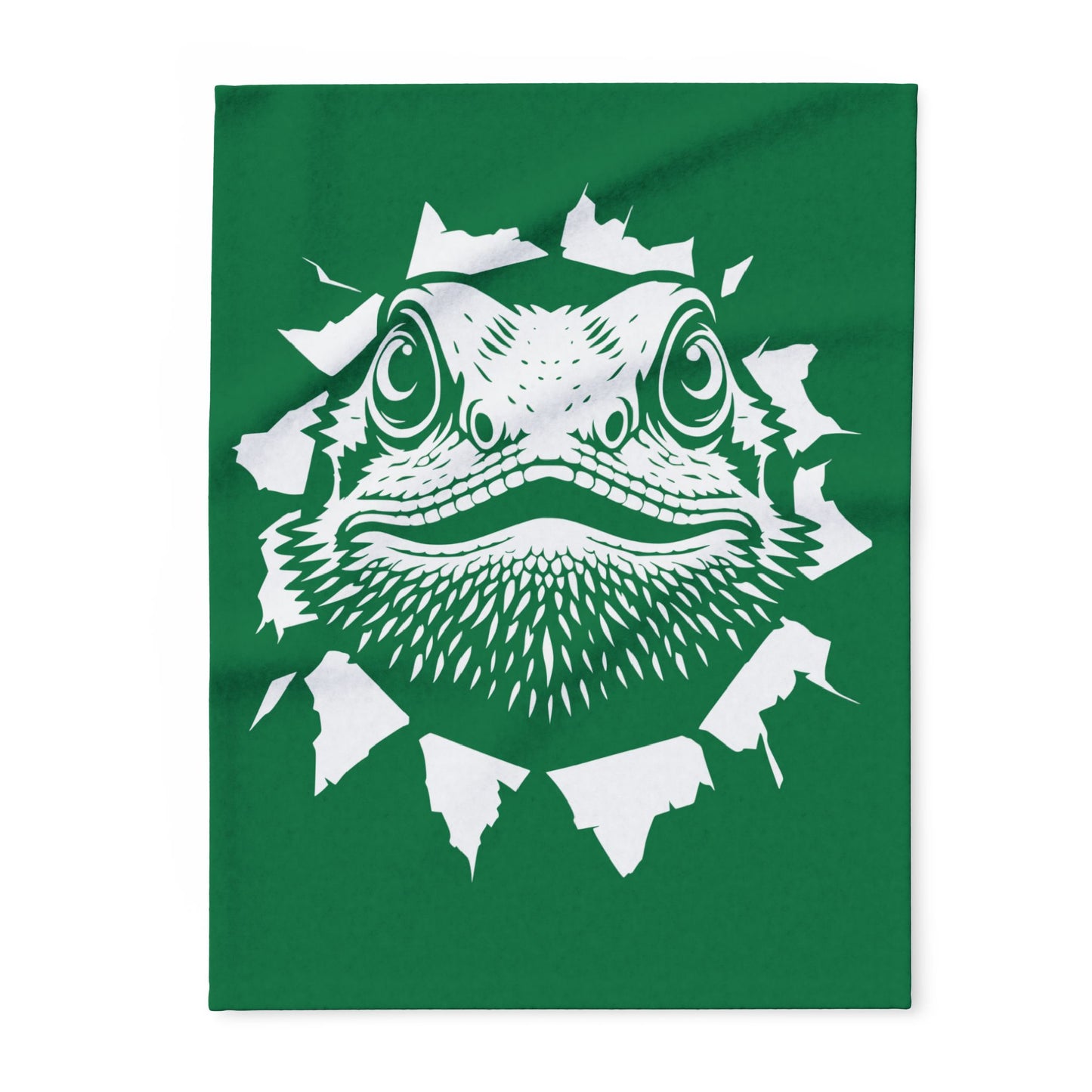 Beardie Exit Cozy Arctic Fleece Blanket | Perfect for Home Decor, Gifting, and Cozy Nights - Snuggle up with Reptile