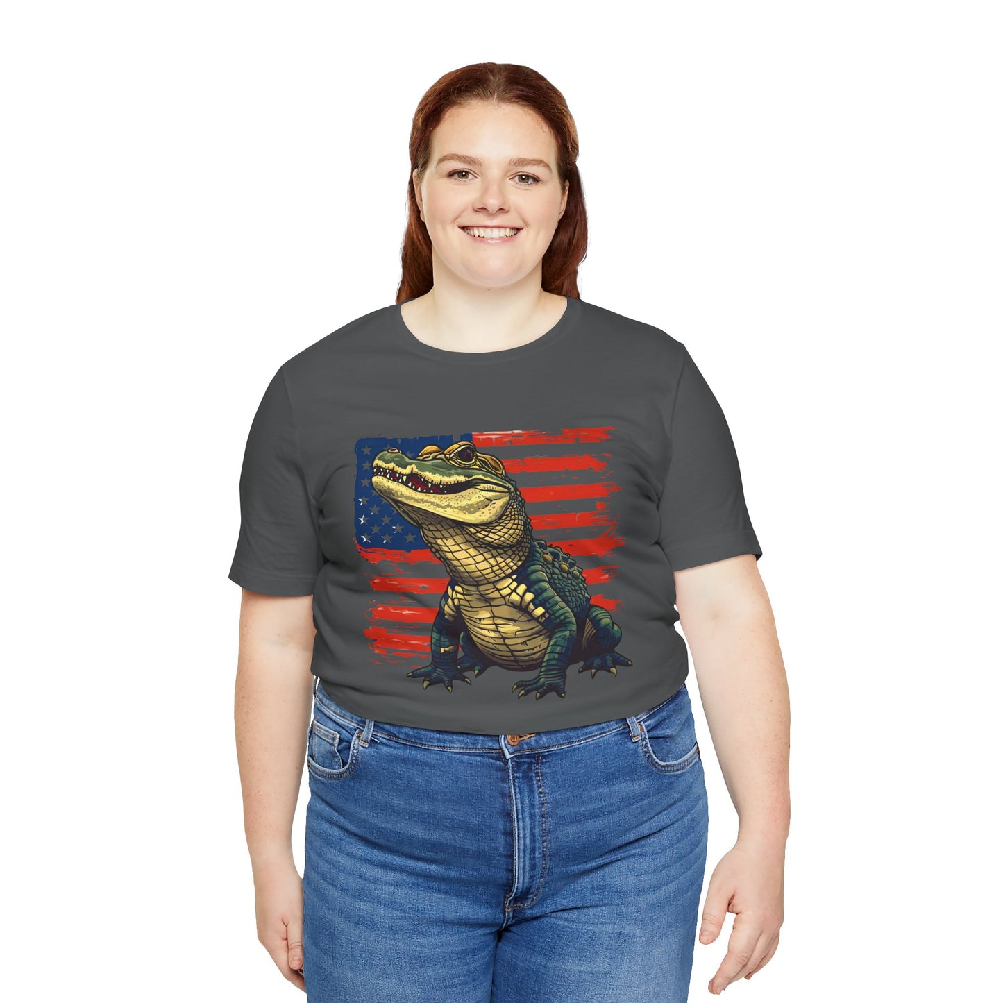 American Gator Unisex Jersey Tee - Casual Everyday Wear - Great for Reptile Lovers