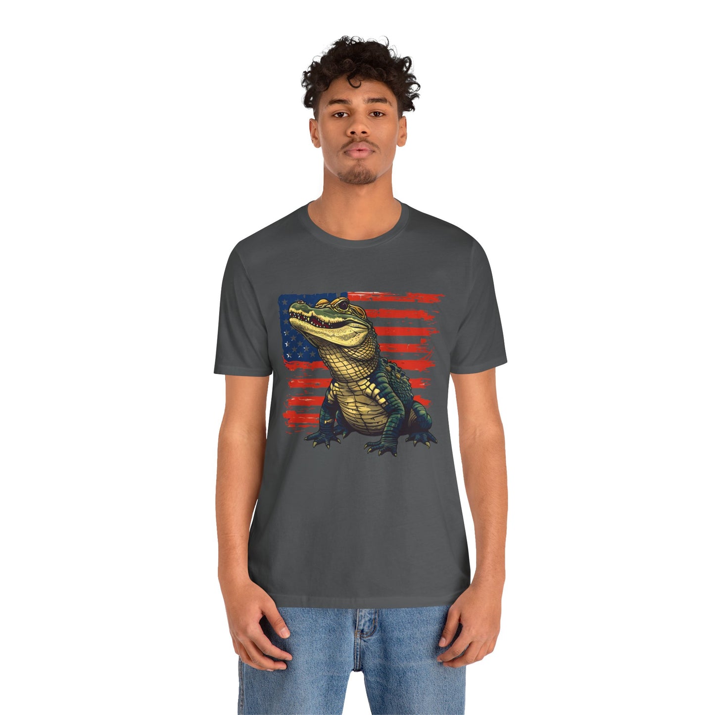 American Gator Unisex Jersey Tee - Casual Everyday Wear - Great for Reptile Lovers