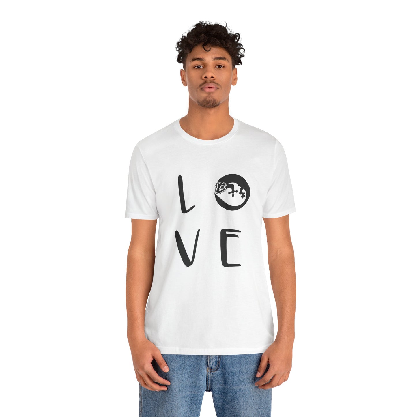 Lizard Love Unisex Jersey Tee - Casual Everyday Wear - Great for Reptile Lovers