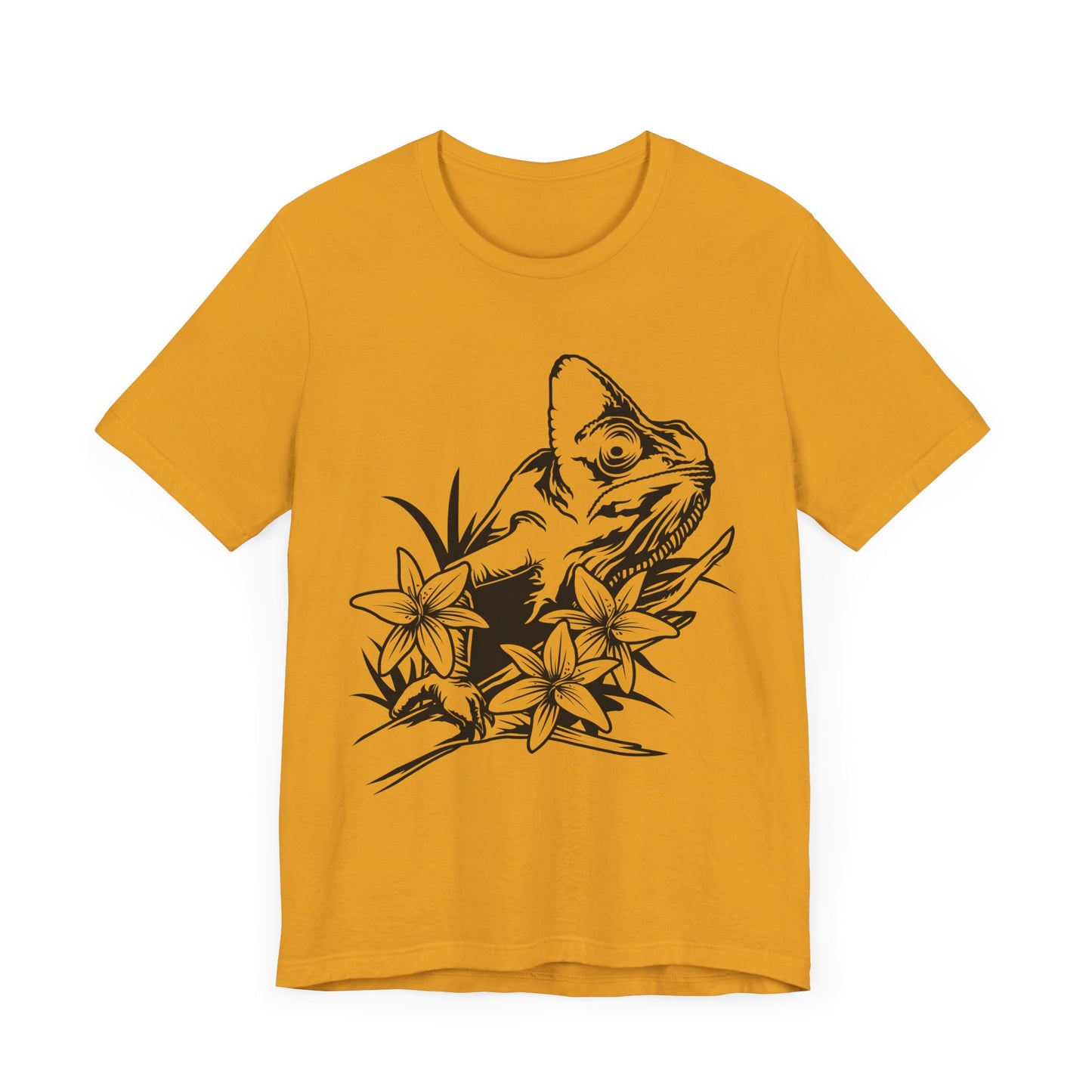 Chameleon Unisex Jersey Tee - Casual Everyday Wear - Great for Reptile Lovers