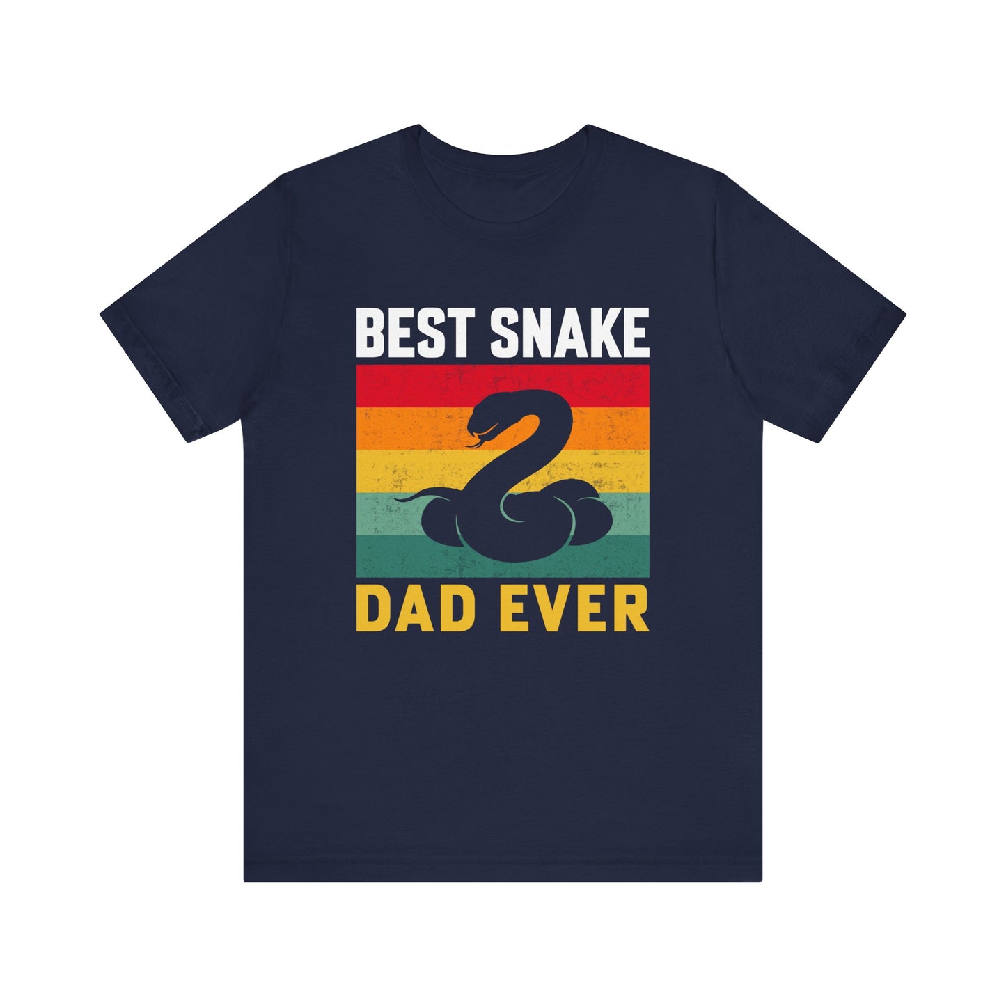 "Best Snake Dad" Unisex Jersey Tee - Casual Everyday Wear - Great for Reptile Lovers