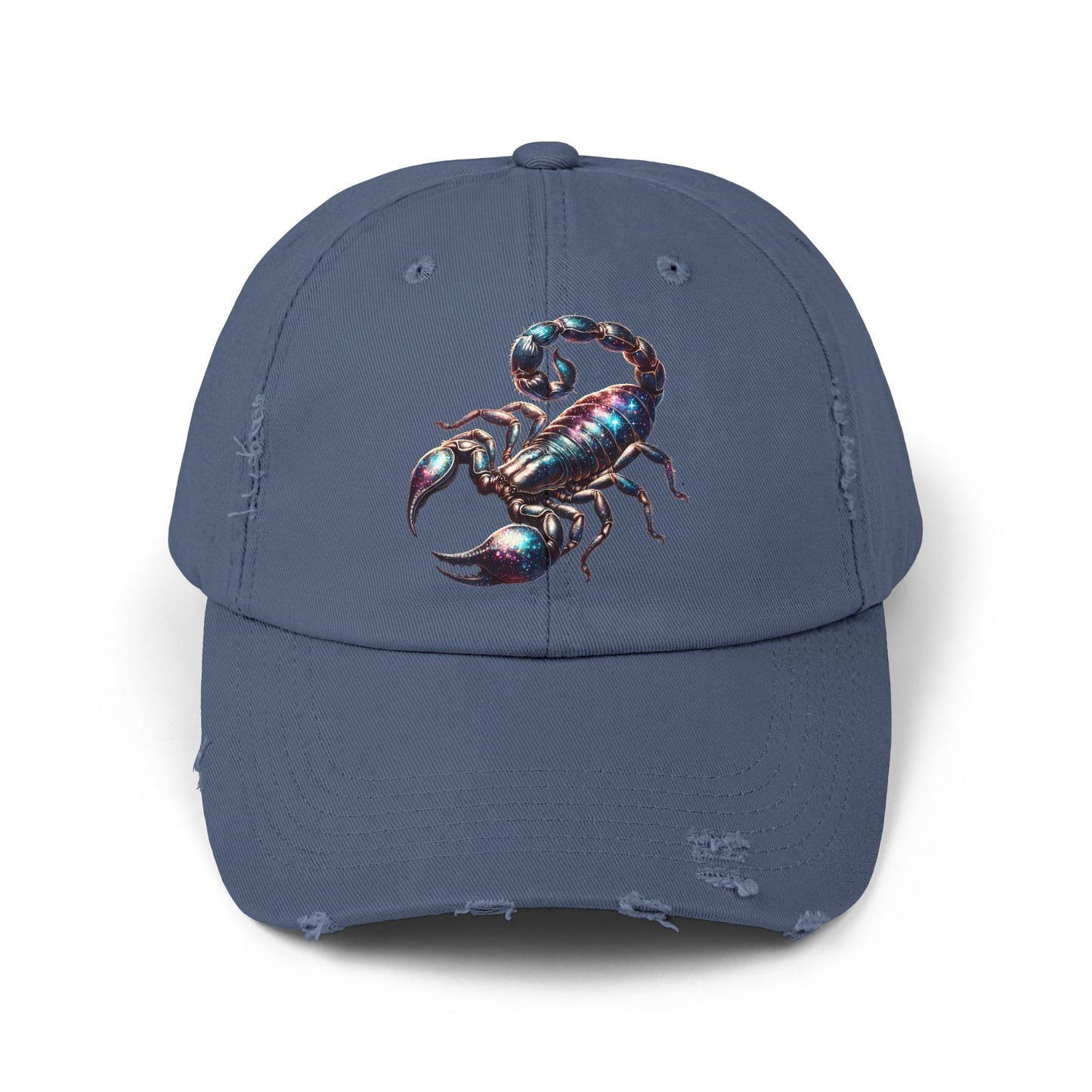 Scorpion Unisex Distressed Cap - Casual Streetwear Hat for Everyday Use - Great for Reptile Lovers