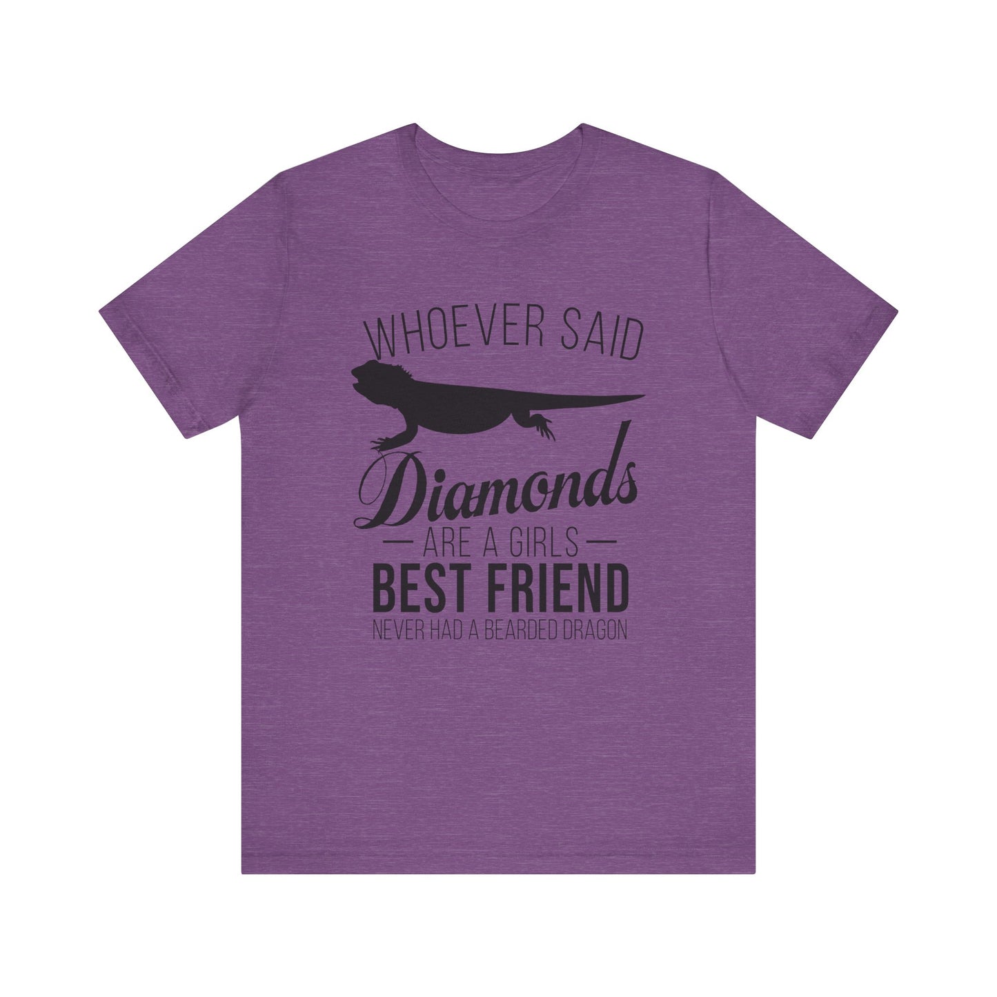 Dragons Are a Girl's Best Friend Unisex Jersey Tee - Casual Everyday Wear - Great for Reptile Lovers