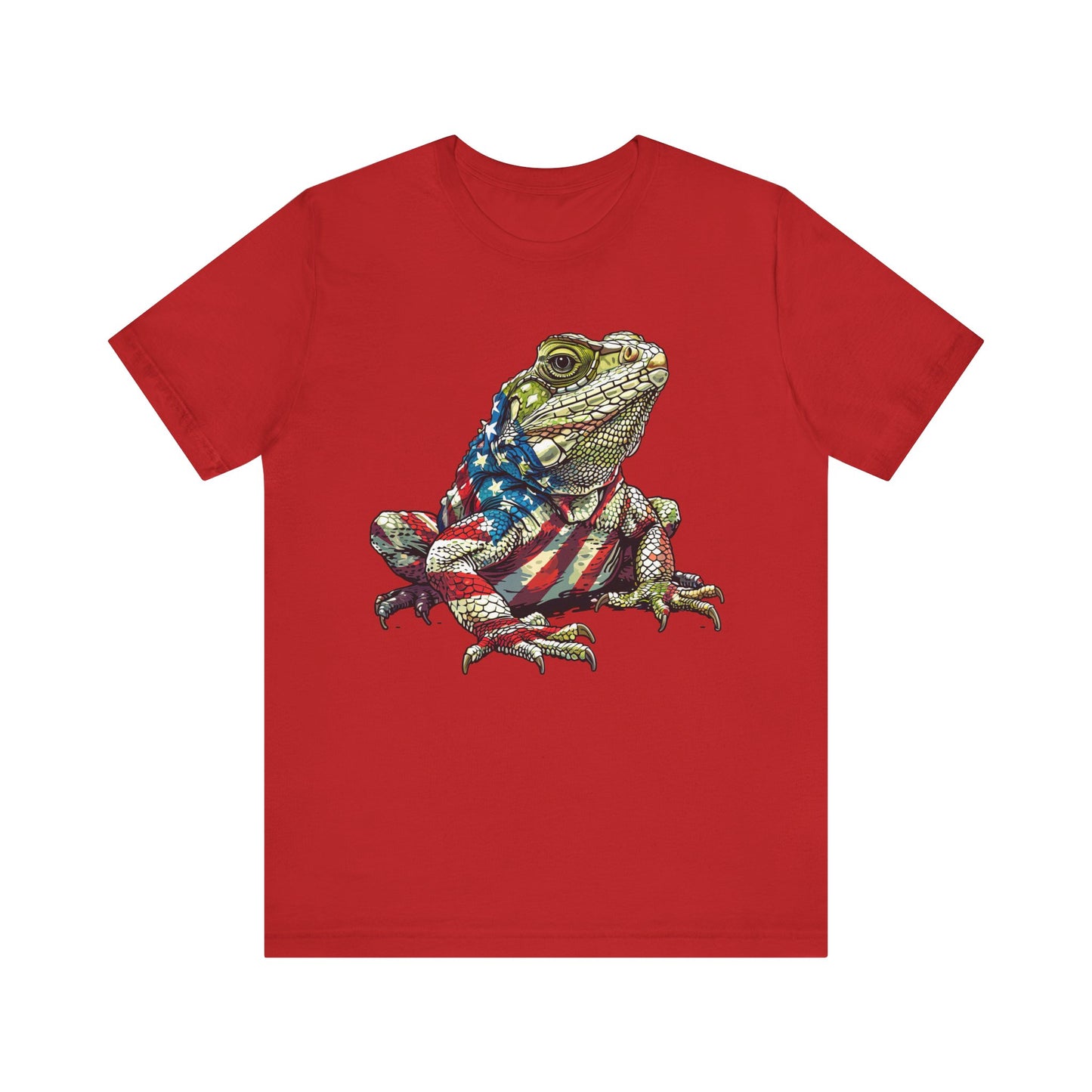 American Iquana Unisex Jersey Tee - Casual Everyday Wear - Great for Reptile Lovers