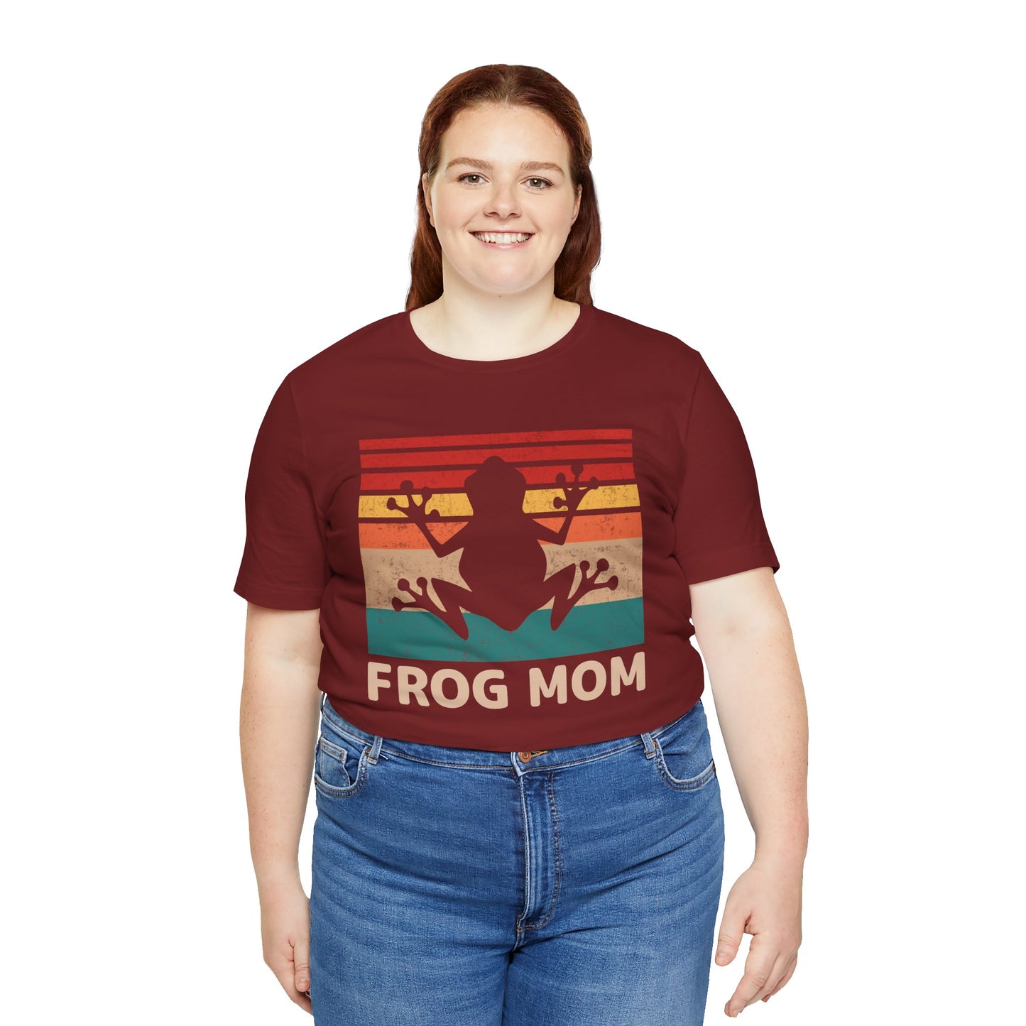 "Frog Mom" Unisex Jersey Tee - Casual Everyday Wear - Great for Reptile Lovers