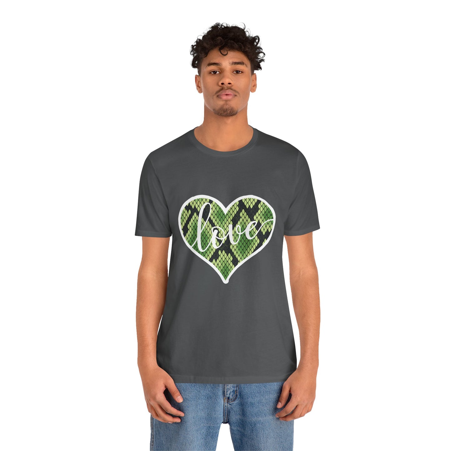 Love Scales Unisex Jersey Tee - Casual Everyday Wear - Great for Reptile Lovers